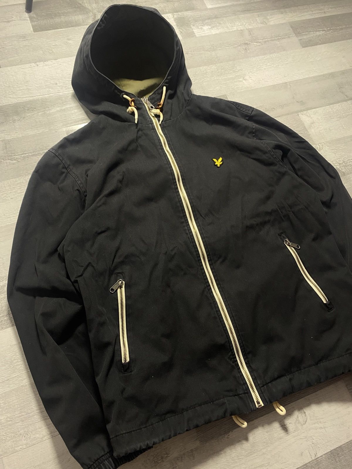 Lyle & Scott Lyle & Scott Lightweight Hooded Jacket Black Size L Size US L / EU 52-54 / 3 - 2 Thumbnail