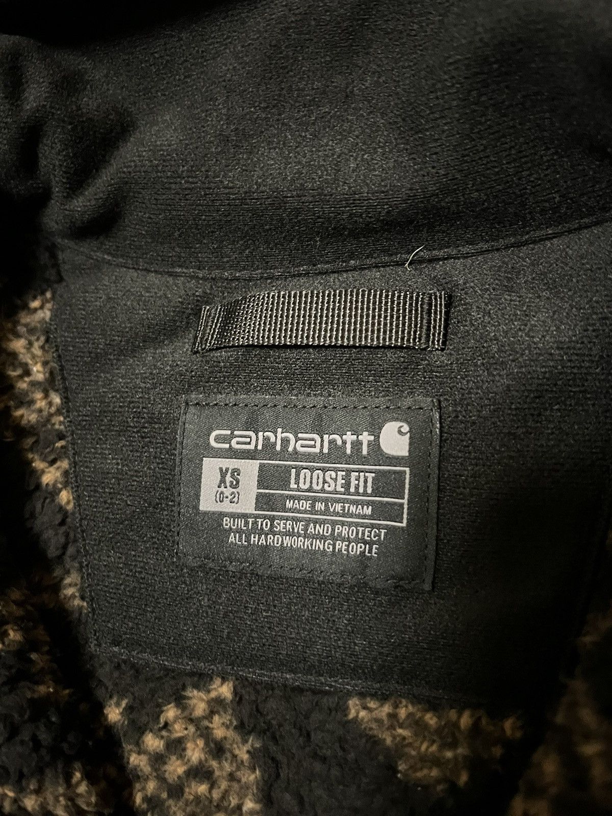 Carhartt Carhartt Aztec Snowflake Fleece Quarter Zip Pullover Sweater Size XS / US 0-2 / IT 36-38 - 5 Thumbnail
