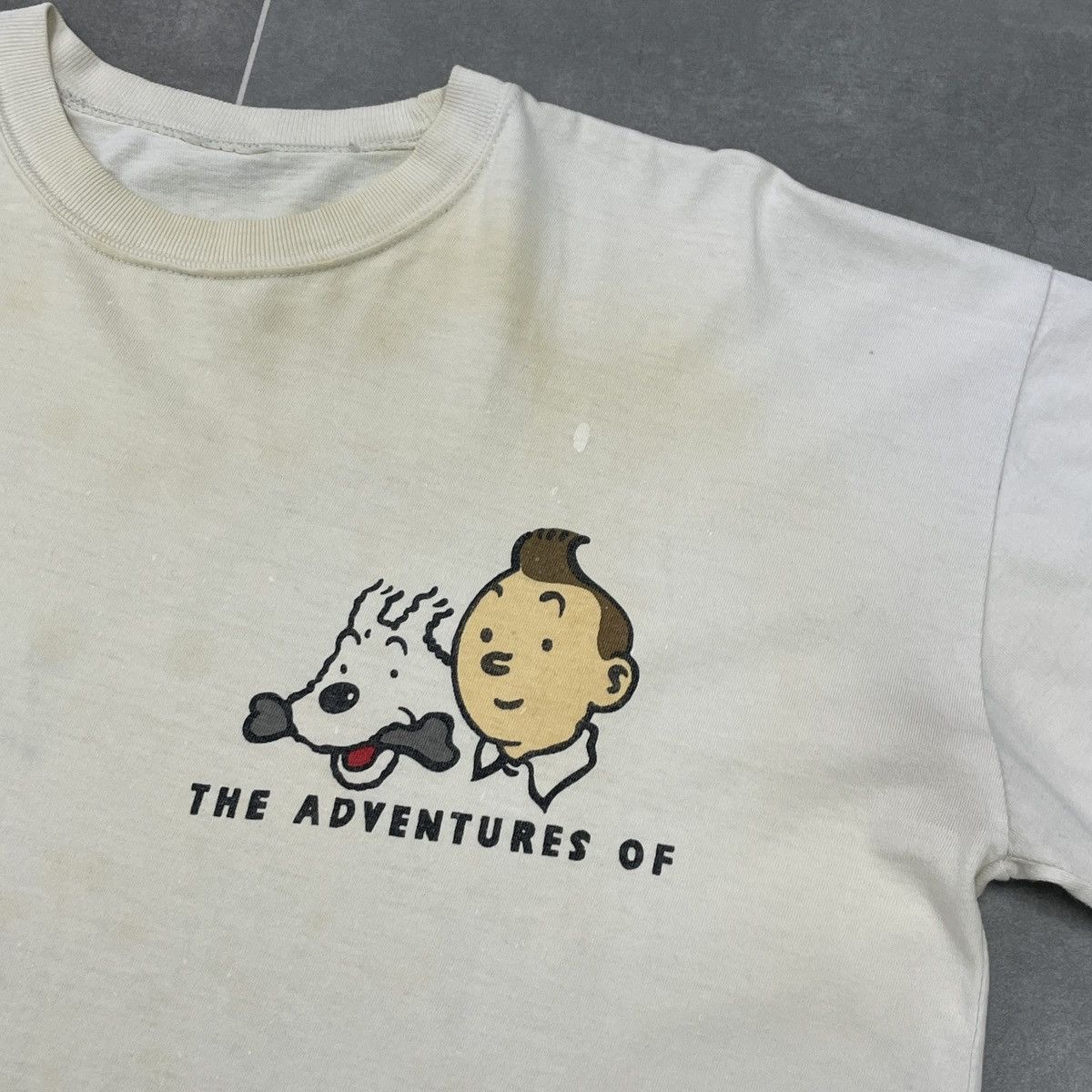 Vintage Vintage The Adventures Of Tintin T-Shirt Size M Size US M / EU 48-50 / 2 - 11 Thumbnail
