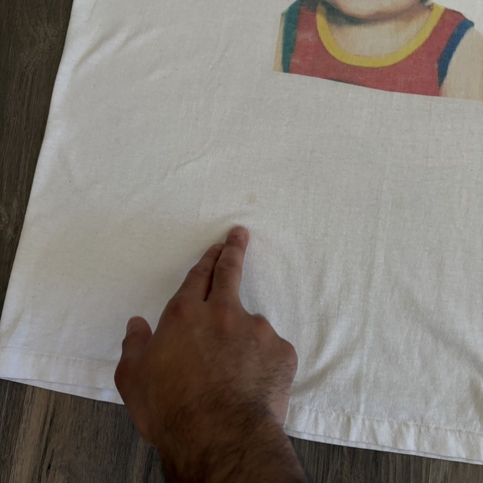 Vintage Vintage Random Baby Photo Portrait Art T-Shirt Men's Size L Size US L / EU 52-54 / 3 - 8 Thumbnail