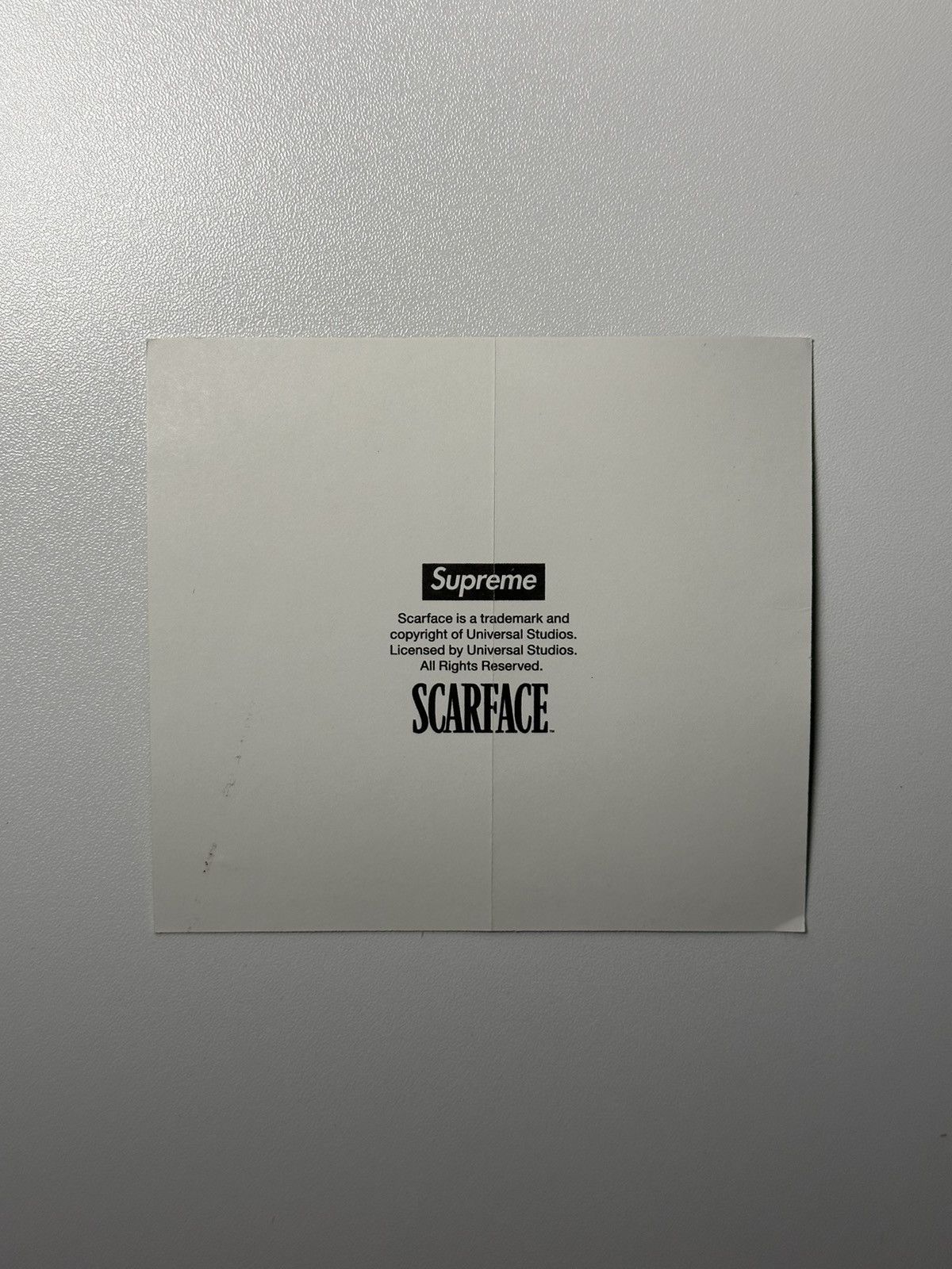 Supreme Supreme Scarface Shower Sticker Size ONE SIZE - 2 Thumbnail