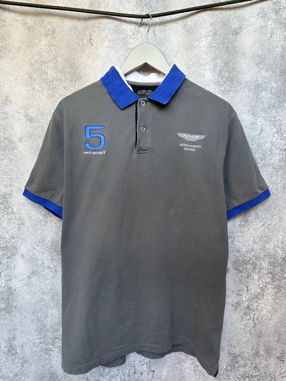 Hackett Hackett x Aston Martin Racing #5 Polo Shirt SS Gray Size US XL / EU 56 / 4 - 2 Thumbnail