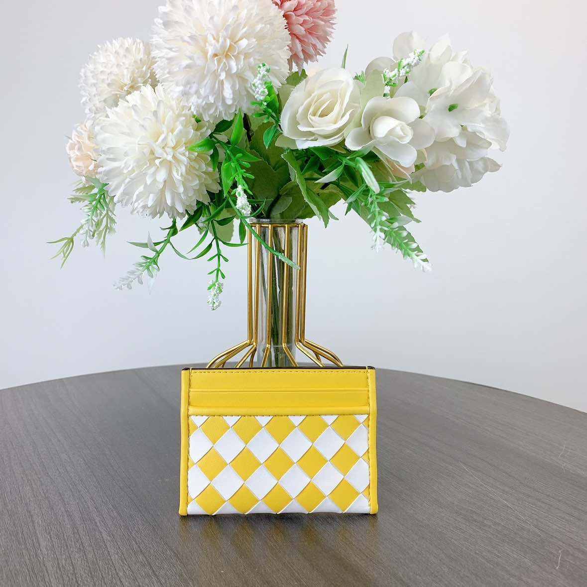 Michael Kors Michael Kors 35T4G6RD3Y Reed Large MK Logo Wallet IN YELLOW Size ONE SIZE - 2 Thumbnail