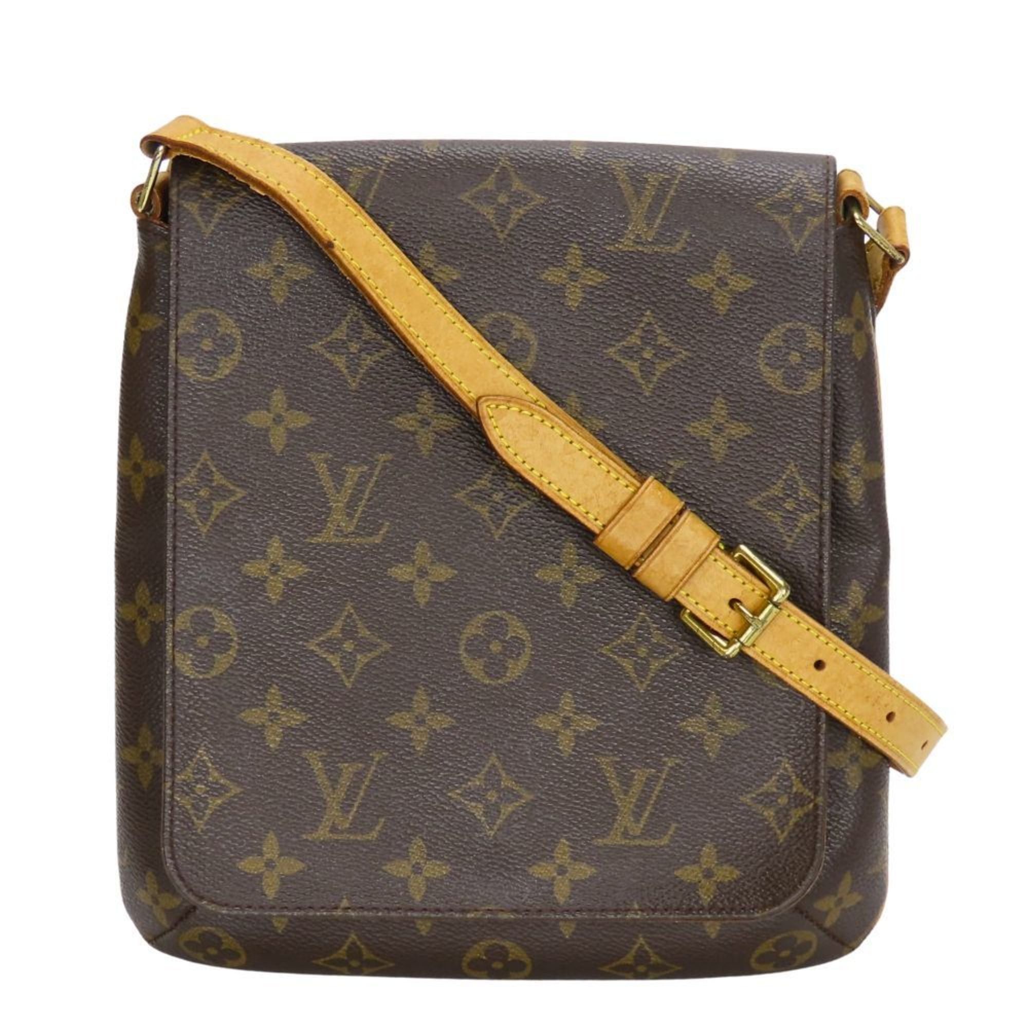 Louis Vuitton Louis Vuitton Musette Salsa Shoulder Bag M51258, Short Bag, Monogram, Natural Leather, Brown, Women's, LOUIS VUITTON Size ONE SIZE - 1 Thumbnail