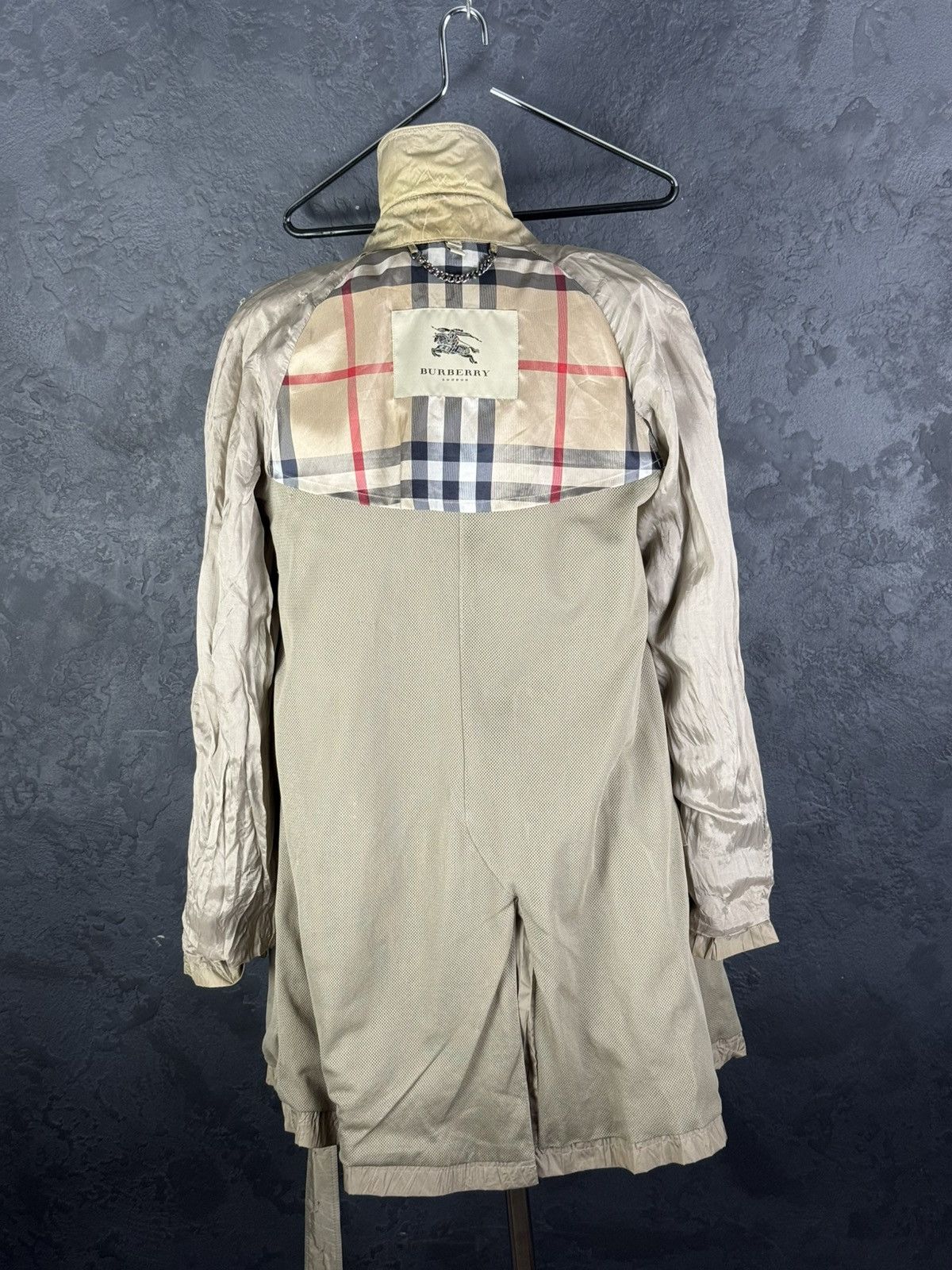 Burberry BURBERRY PRORSUM Nylon Belted Women’s Double Trench Coat Size M / US 6-8 / IT 42-44 - 21 Thumbnail