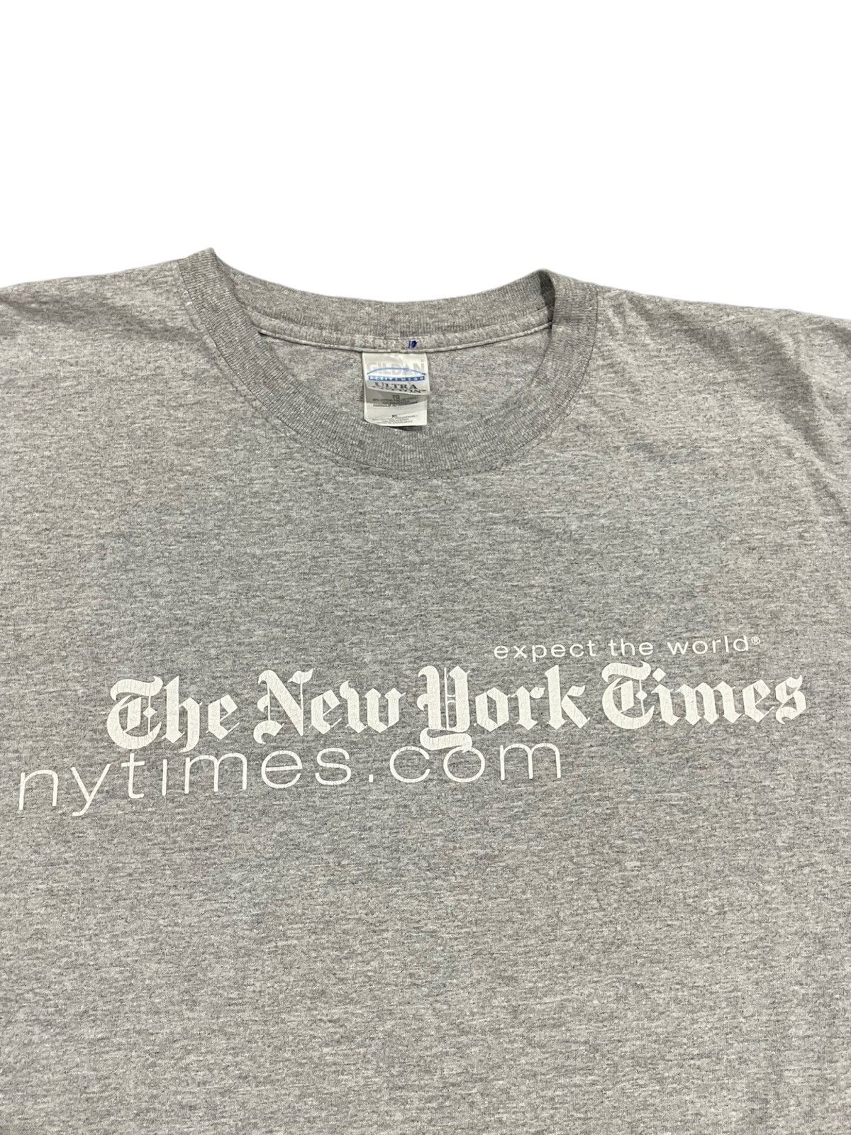 Daily Paper Vintage The New York Times Expect The World Tees Size US XL / EU 56 / 4 - 9 Thumbnail