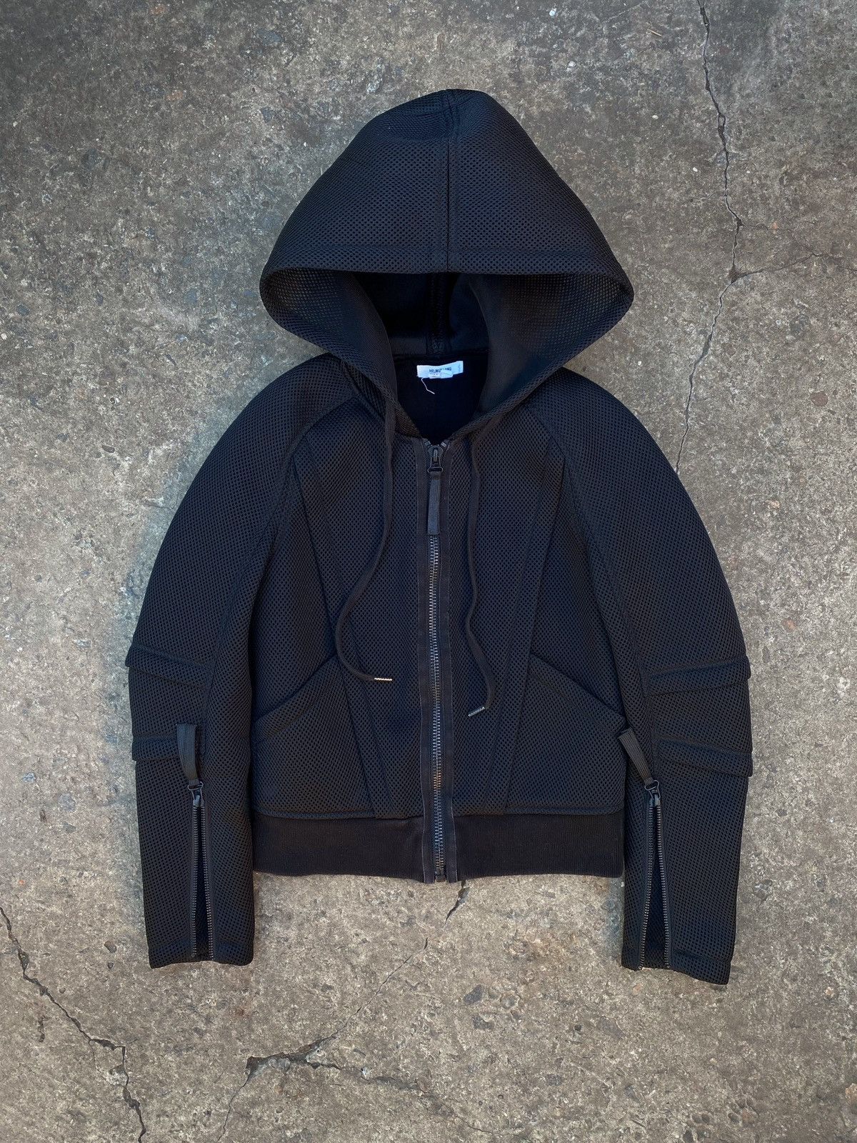 Helmut Lang Helmut lang mesh zip hoodie size P/ TP made in USA Size M / US 6-8 / IT 42-44 - 1 Thumbnail