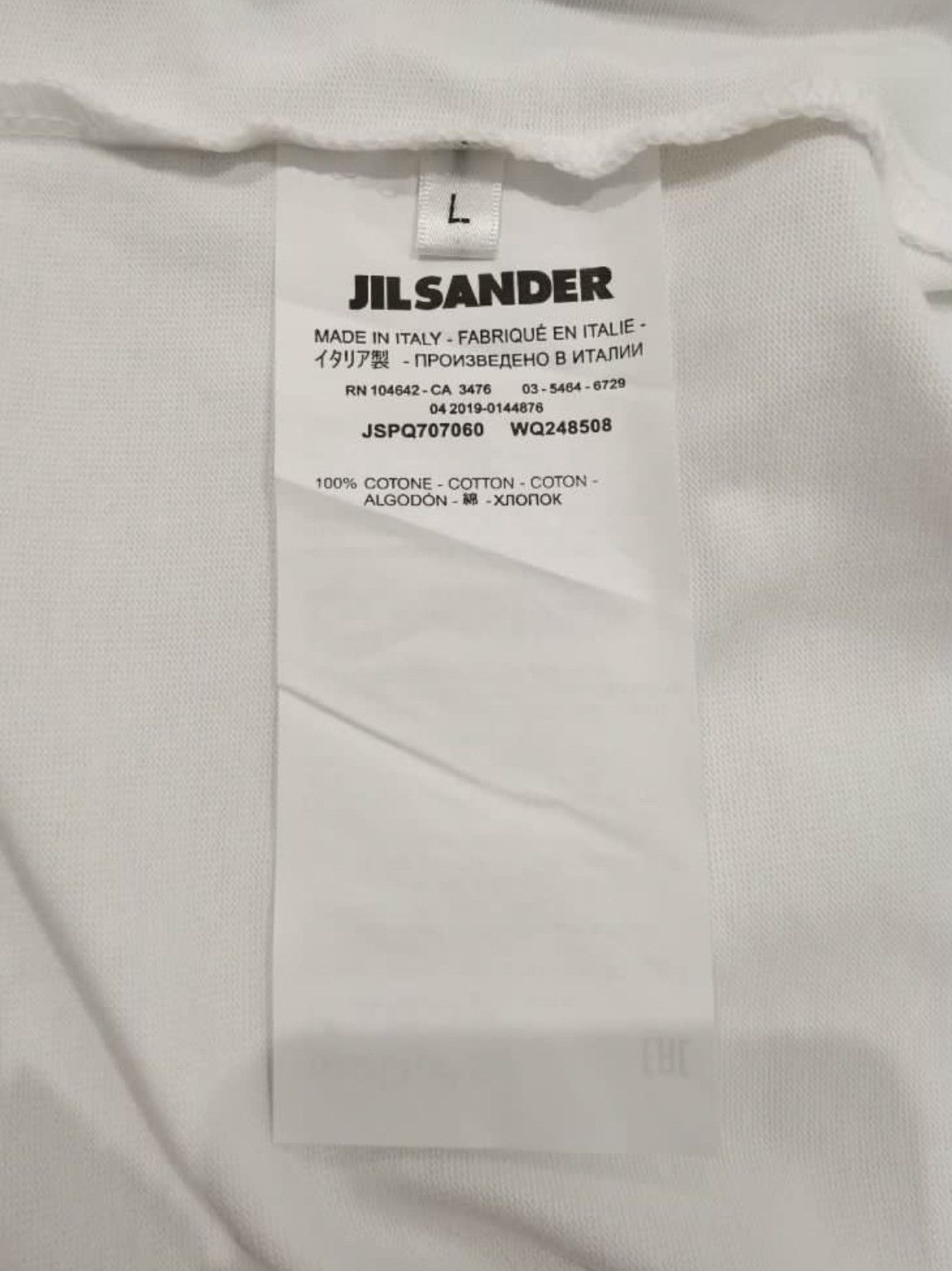 Jil Sander Authentic Jil Sander Oversized Logo Tee Size US XL / EU 56 / 4 - 4 Thumbnail