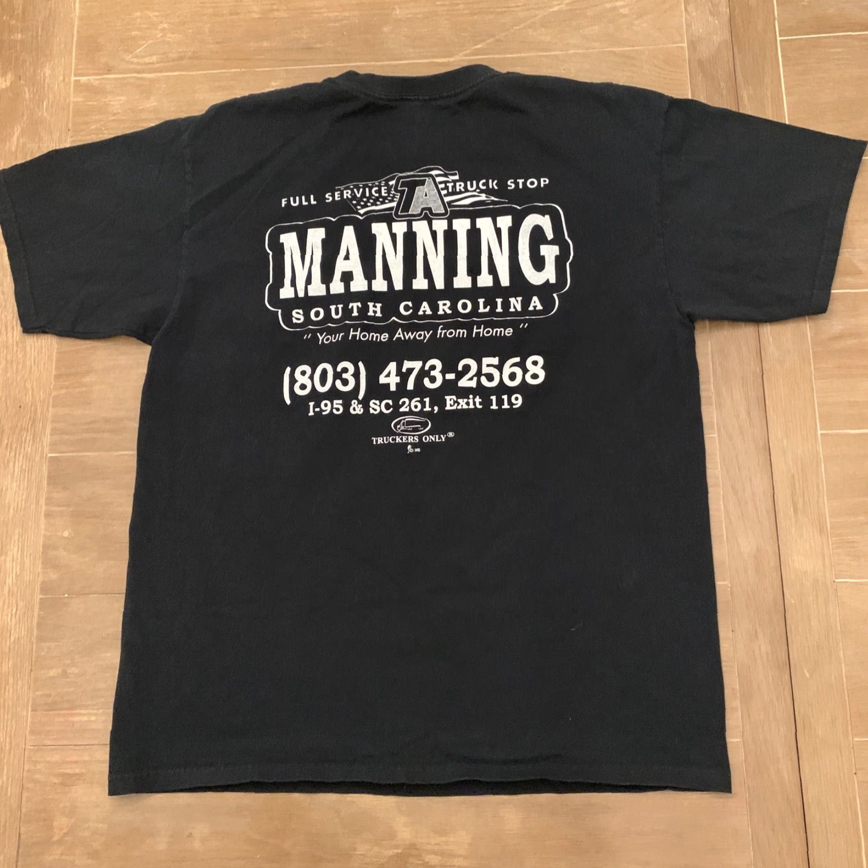 Vintage VINTAGE Only Truckers T-Shirt Size L Black Truck Stop Mens Size US L / EU 52-54 / 3 - 3 Thumbnail