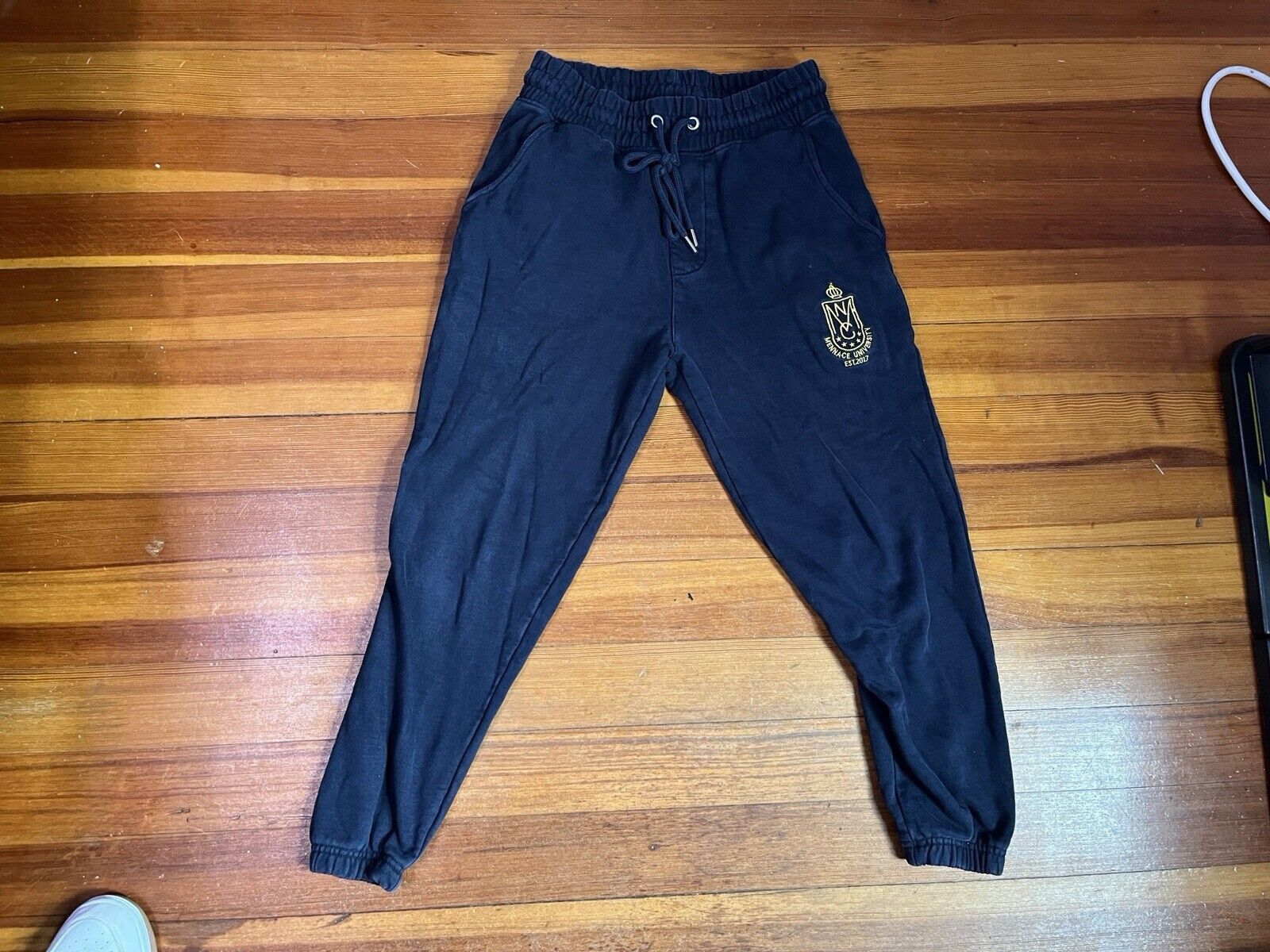 Menace MENACE Sweatpant Joggers University Heavyweight XS Navy Blue Size US 29 - 2 Thumbnail