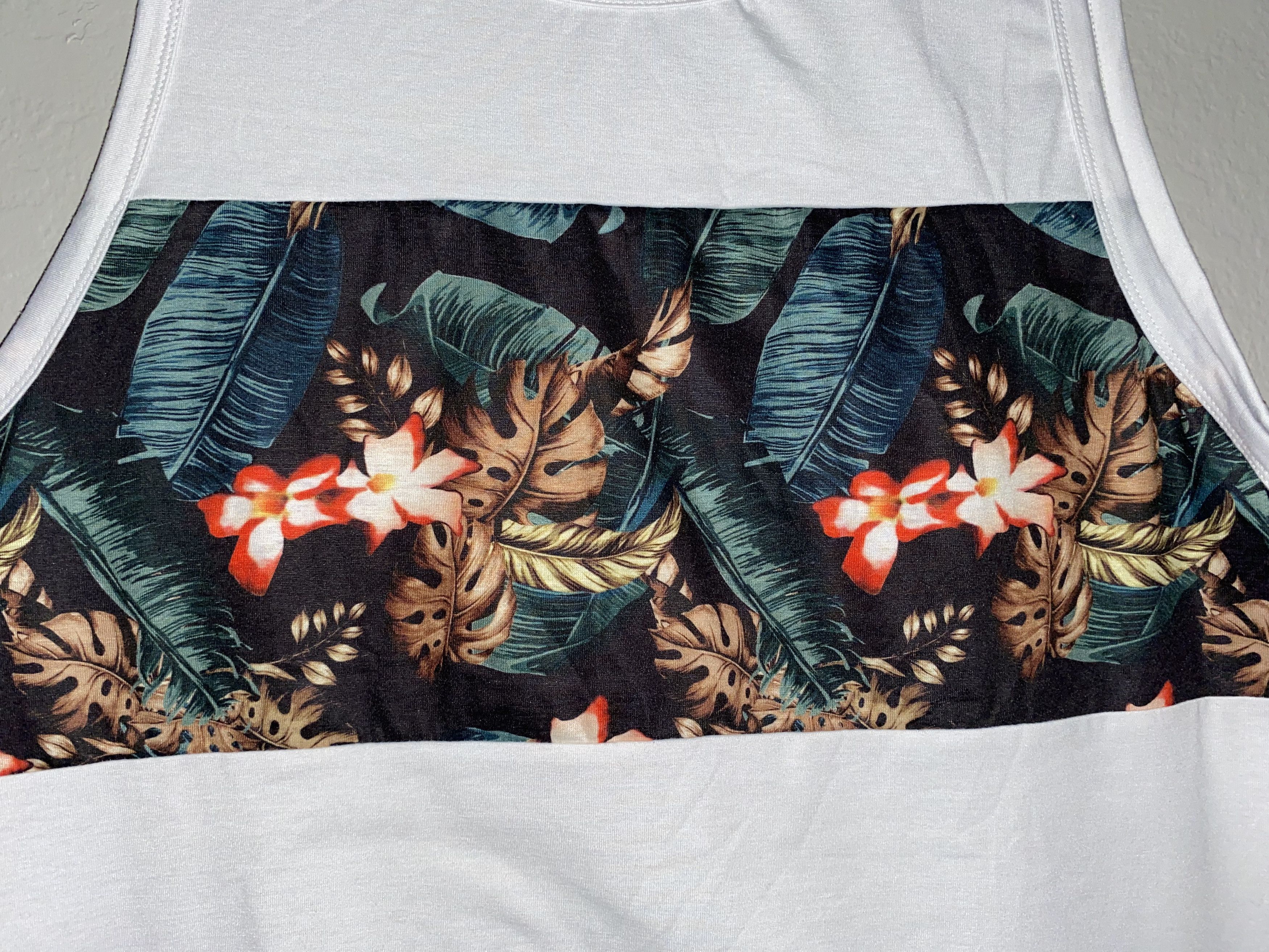 Shein SHEIN Brand Company Floral Tank Top Tee t shirt Hawaiian FA Size US XXL / EU 58 / 5 - 2 Thumbnail