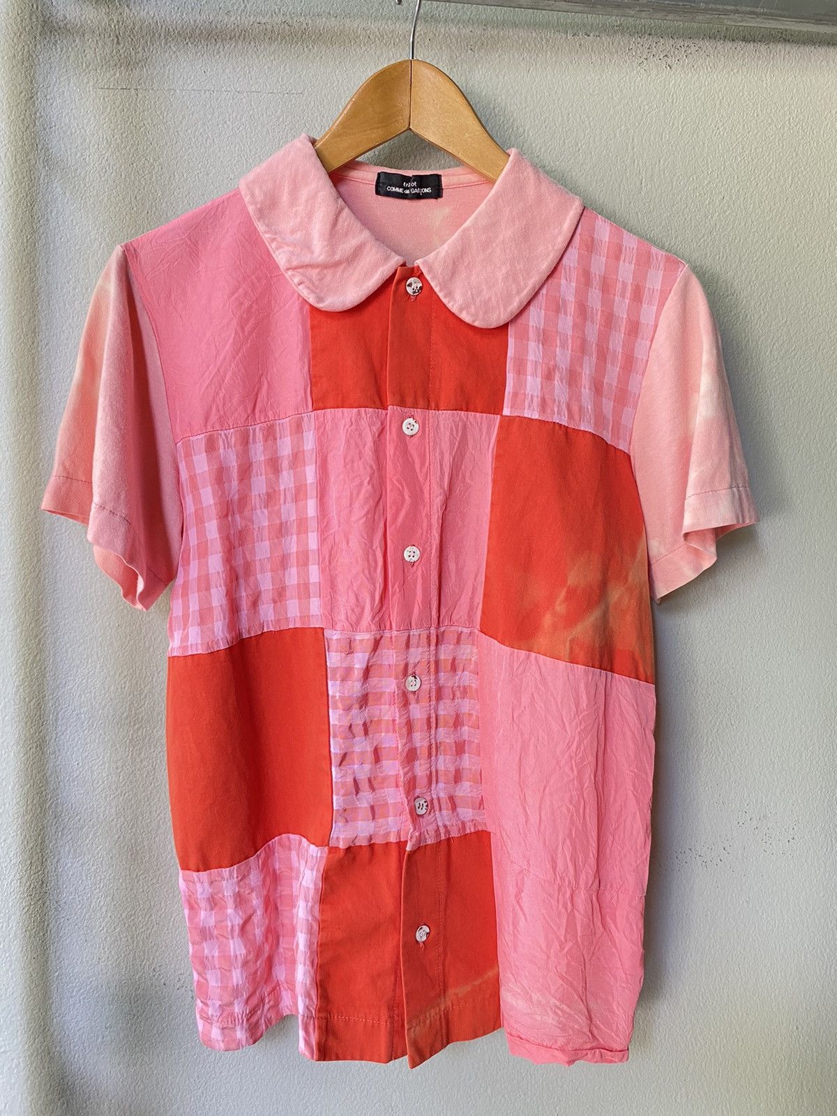 Comme des Garcons Comme des Garcons distressed patchwork shirt Size S / US 4 / IT 40 - 11 Thumbnail