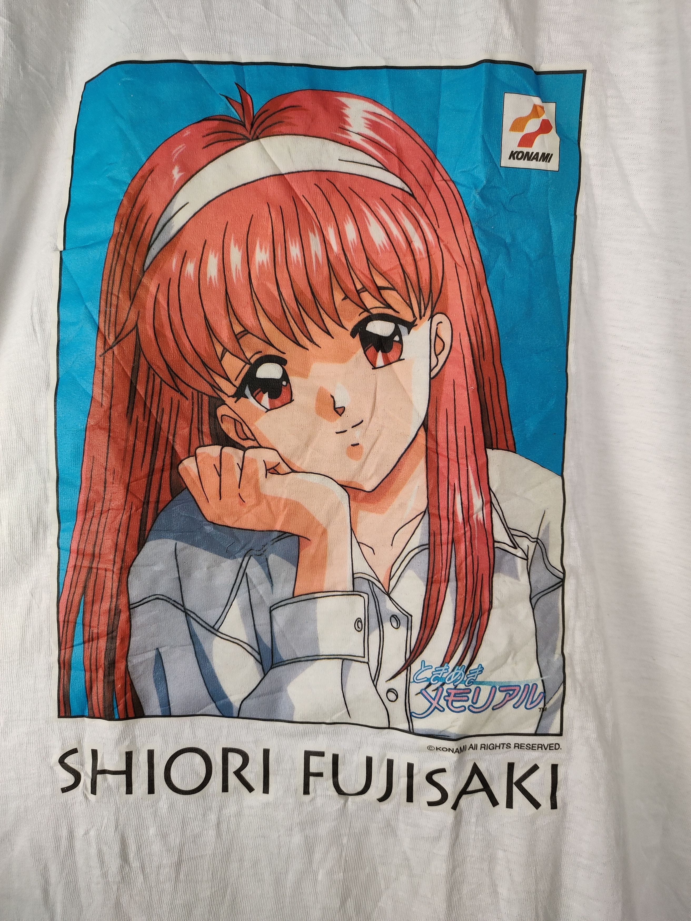 Japanese Brand × Vintage Vintage rare Tokimeki Memorial Shiori Fujisaki Size US L / EU 52-54 / 3 - 3 Thumbnail