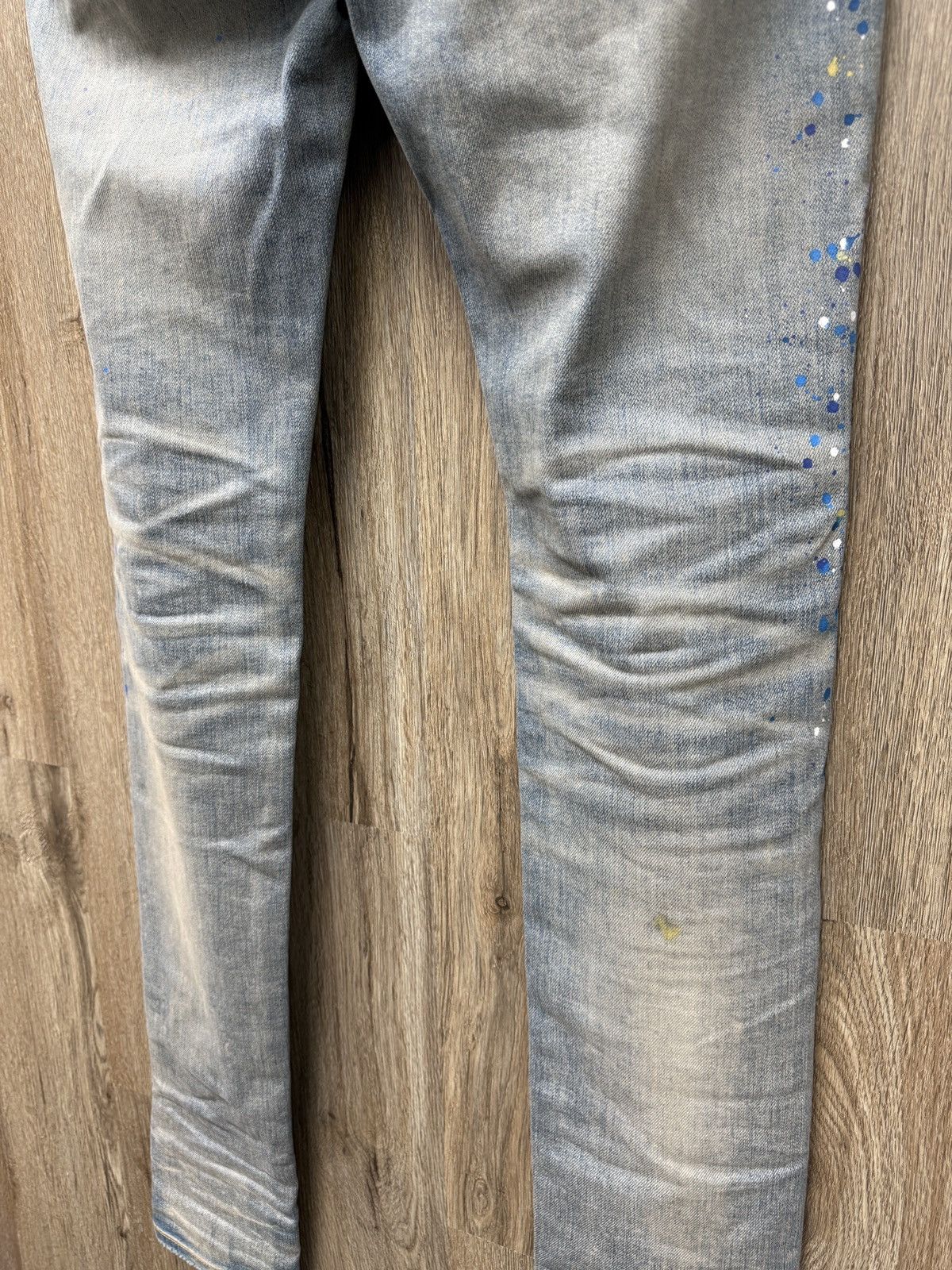 Amiri Mike Amiri Paint Crystals Jeans Size US 31 - 12 Thumbnail