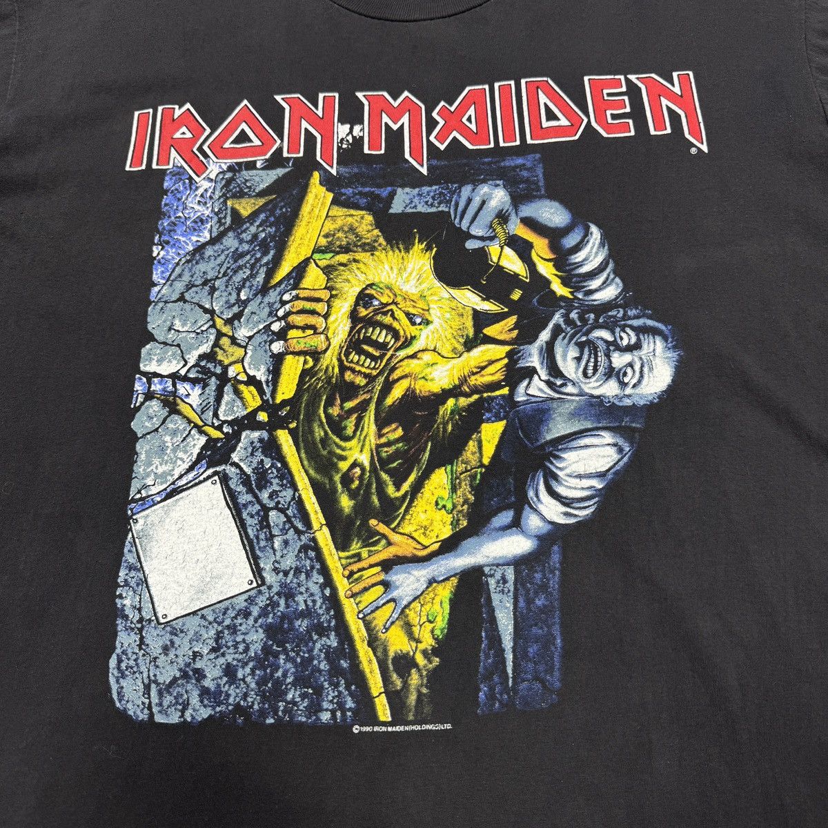 Iron Maiden × Vintage Vintage Iron Maiden 1990 Rare 90s T-Shirt Size L Size US L / EU 52-54 / 3 - 7 Thumbnail