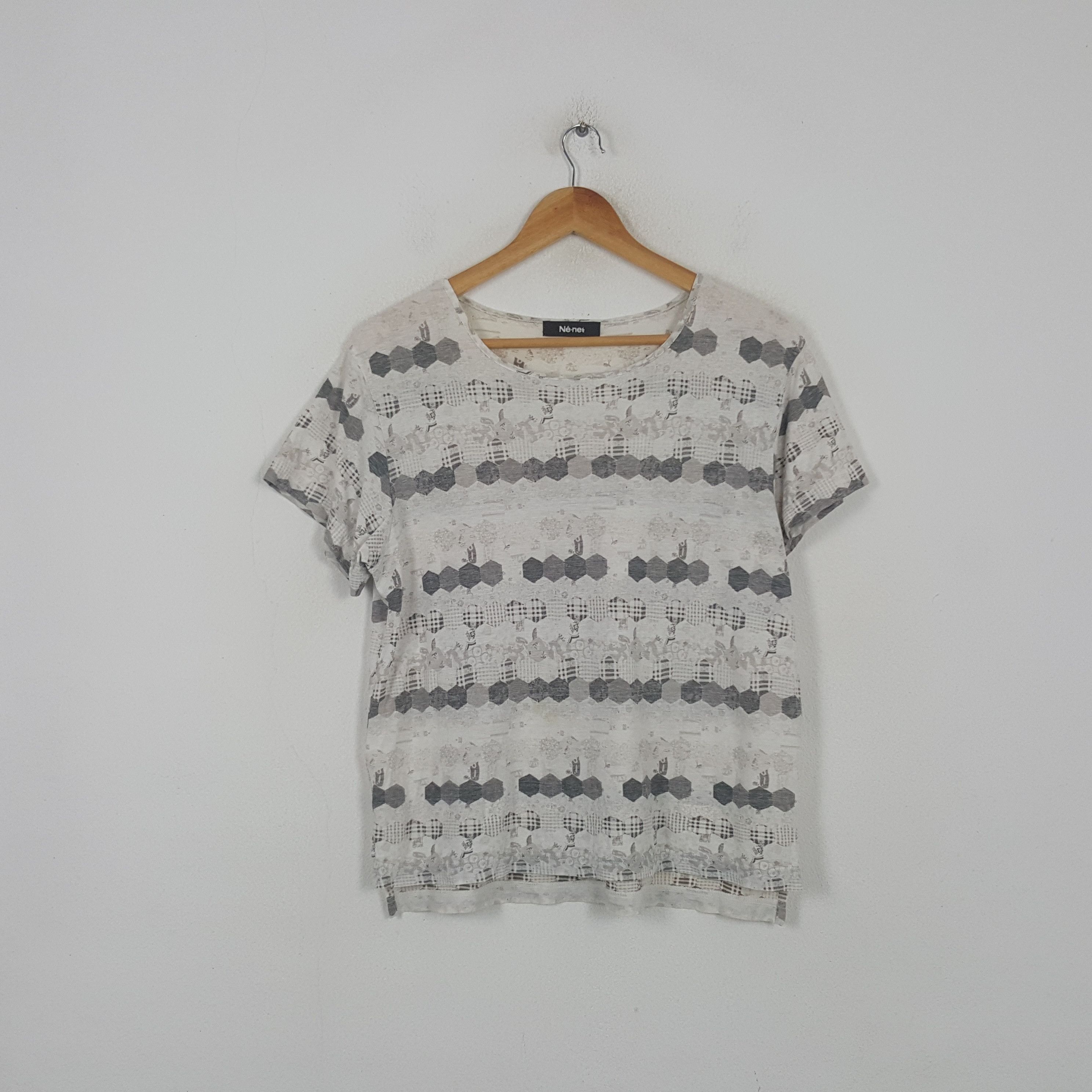 Ne-Net Vintage Ne-net by Issey Miyake Designer Tshirt RR14 Size US L / EU 52-54 / 3 - 1 Thumbnail