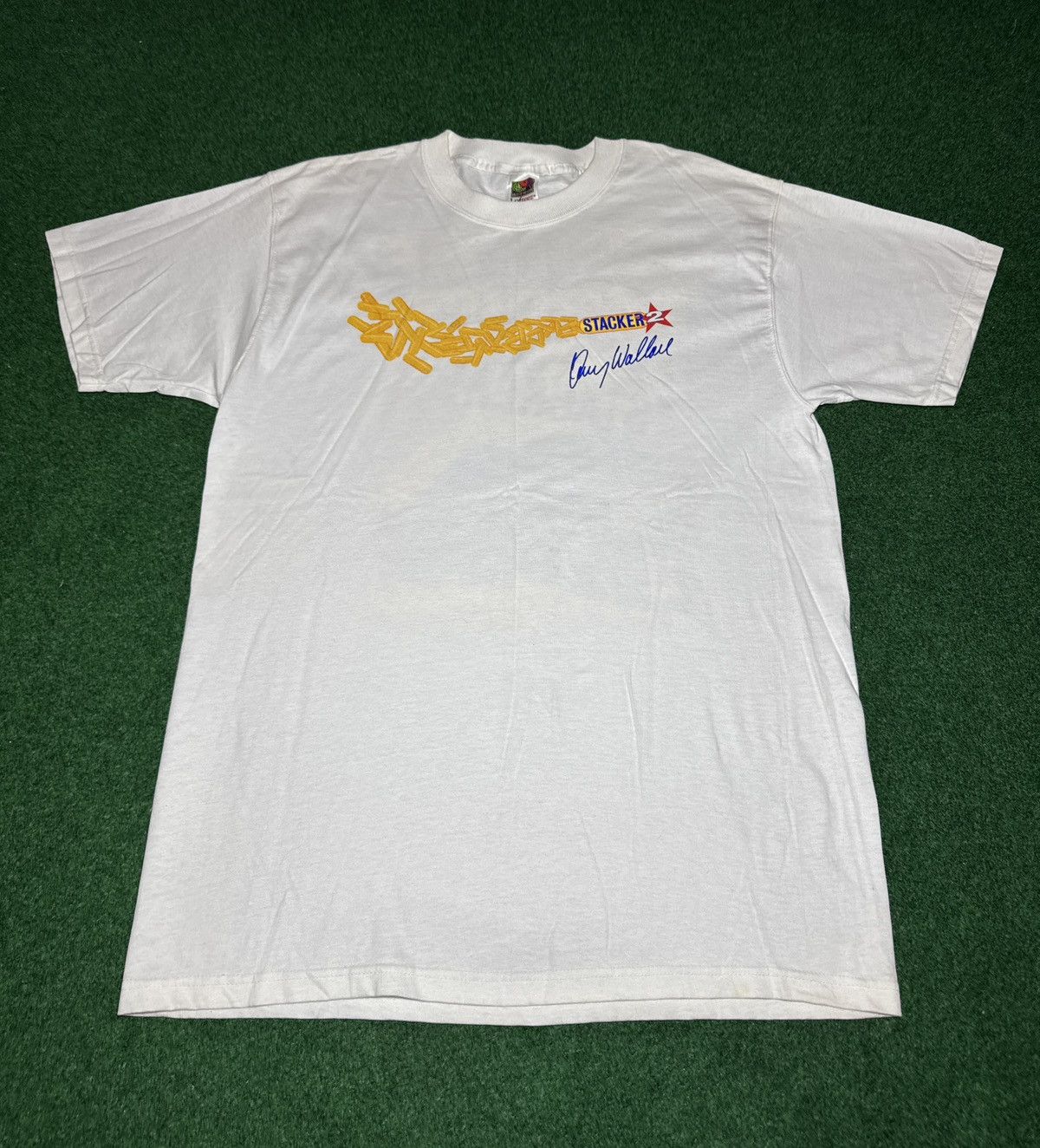 Vintage Rusty Wallace Stacker 2 Nascar Racing 90s Large T Shirt Size US L / EU 52-54 / 3 - 3 Thumbnail