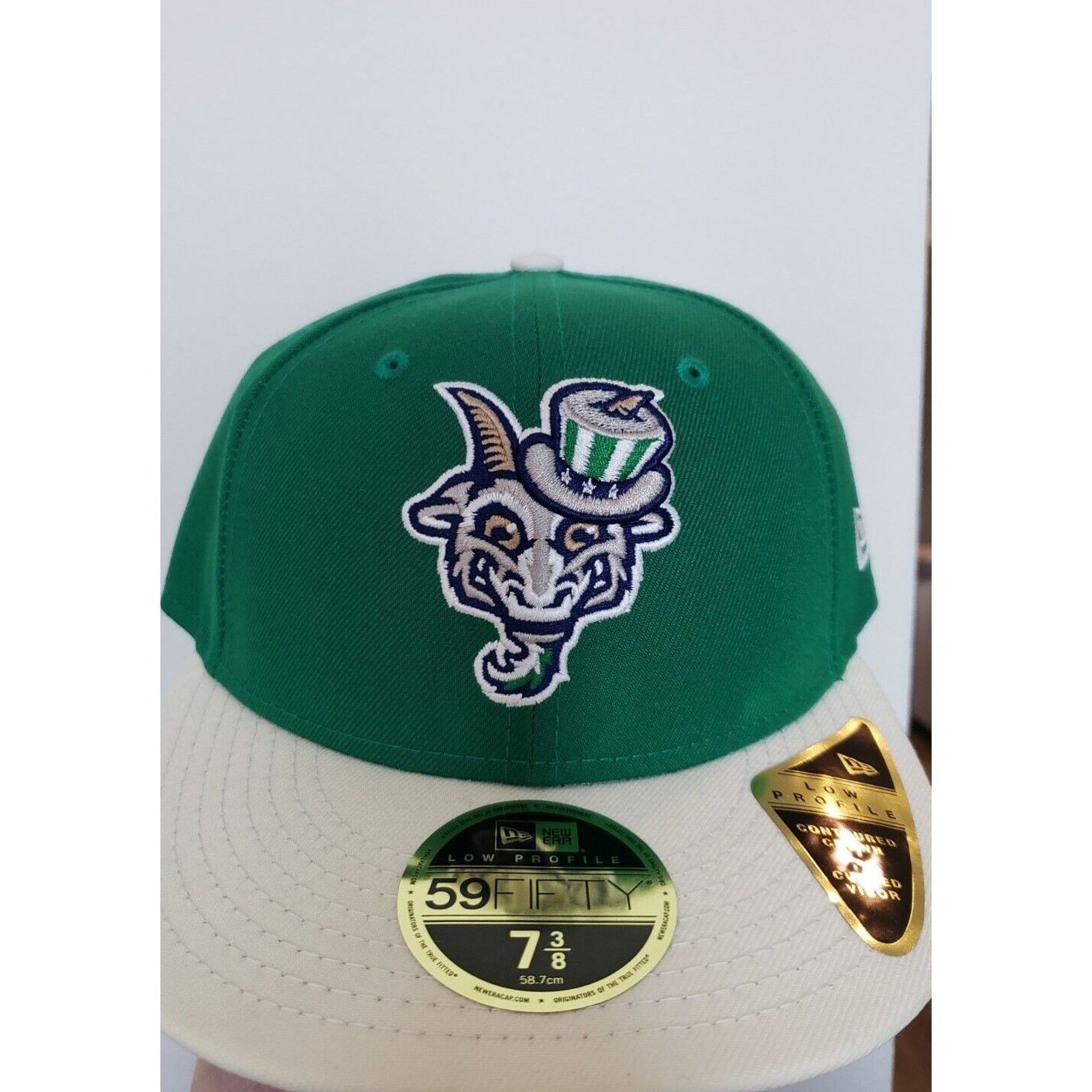 New Era Hartford Yard Goats Hat Low Profile MiLB Size 7 3/8 New Era Size ONE SIZE - 1 Thumbnail