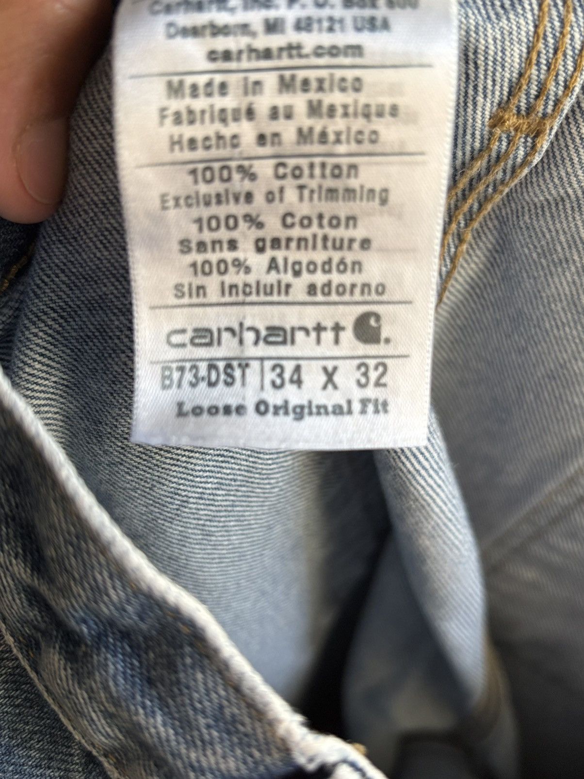 Carhartt Carhartt light wash denim jeans Size US 32 / EU 48 - 4 Thumbnail