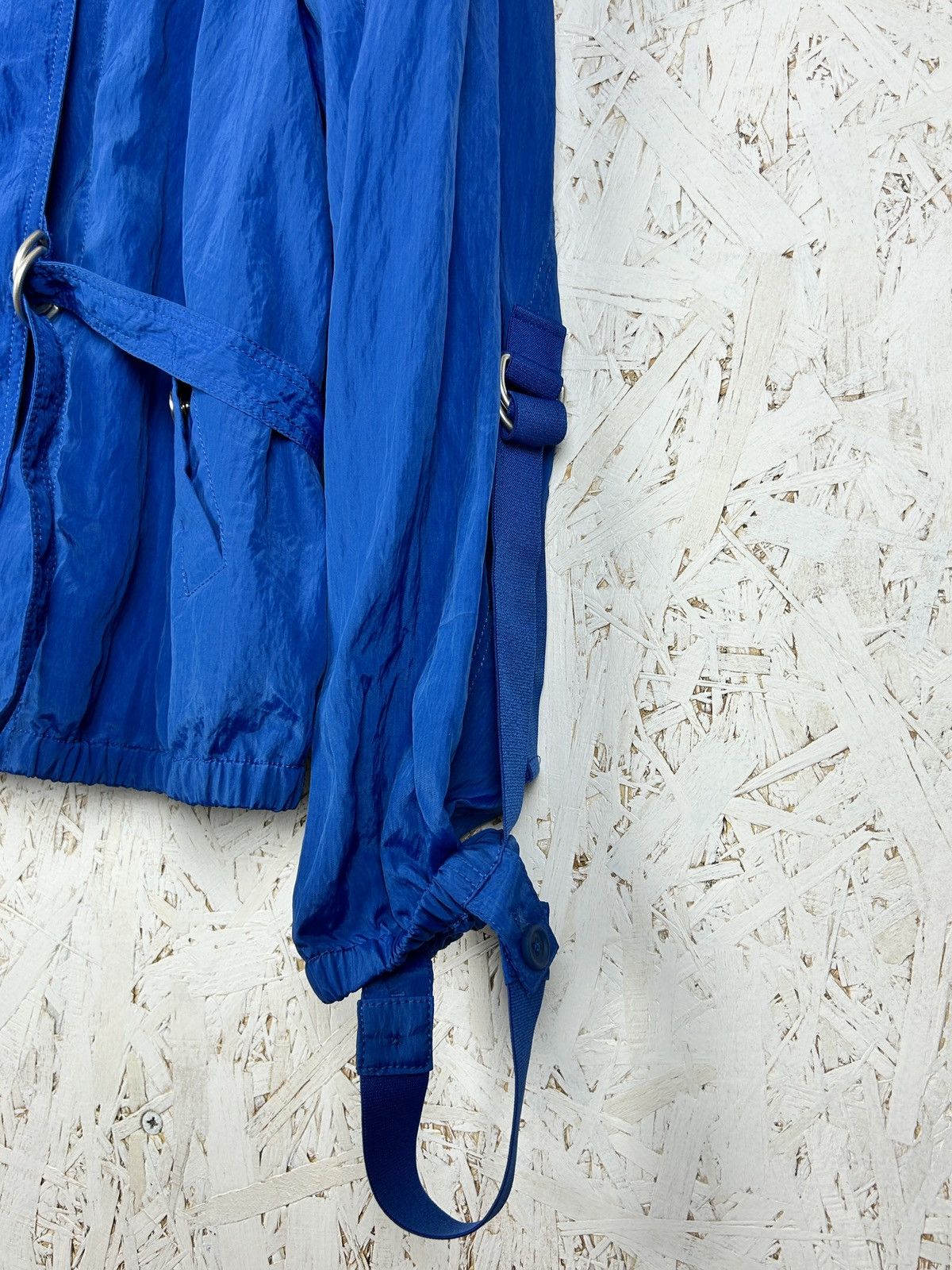 Helmut Lang NWT Helmut Lang Shearling Parachute Bomber Jacket Blue S Size S / US 4 / IT 40 - 8 Thumbnail