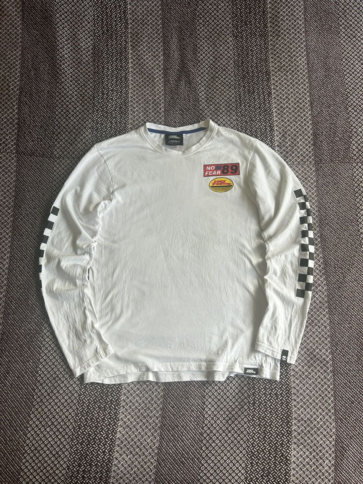 No Fear No Fear Basic SK8 Long Sleeve T-shirt Streetwear Rap Size M Size US M / EU 48-50 / 2 - 1 Thumbnail