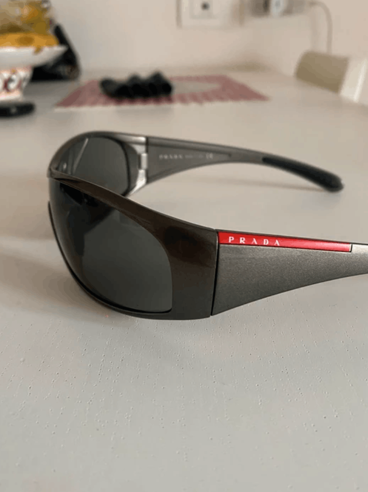 Prada PRADA Sunglasses SPS Sport Luna Rossa Flame Star Mask Size ONE SIZE - 1 Thumbnail