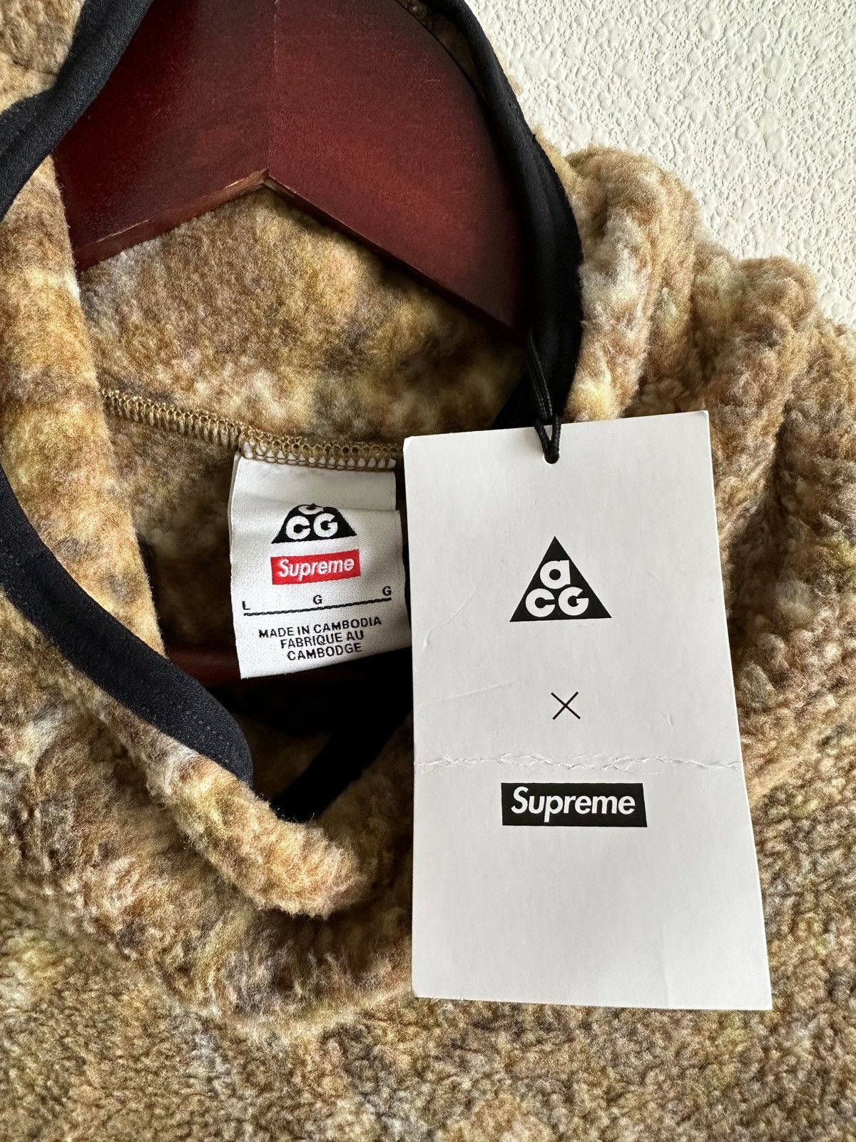 Nike ACG × Supreme Supreme Nike ACG Fleece Pullover Size US L / EU 52-54 / 3 - 6 Thumbnail