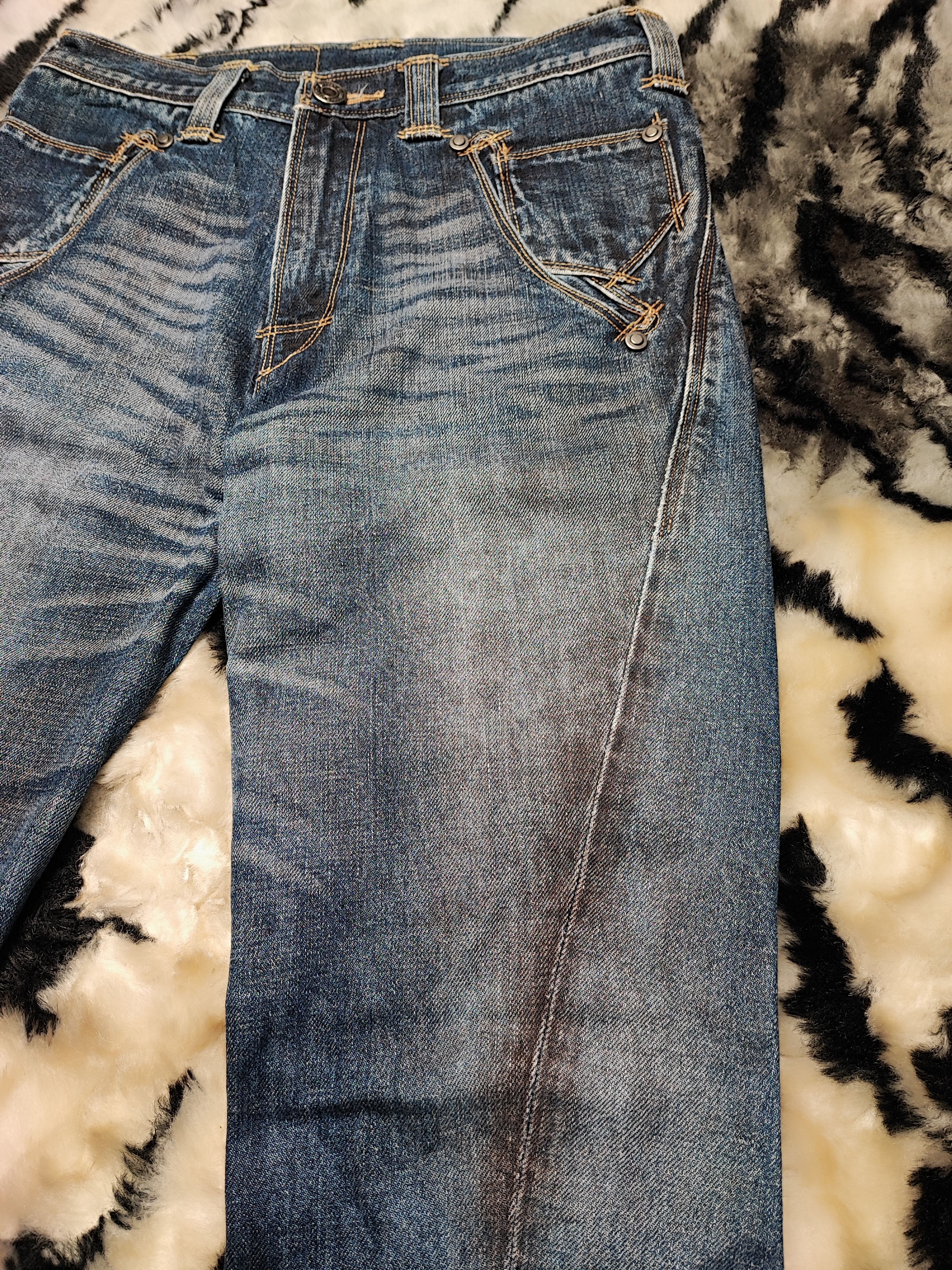 Levi's Levis Engineered Twisted Zip Leg Washed Jeans Size US 28 / EU 44 - 12 Thumbnail