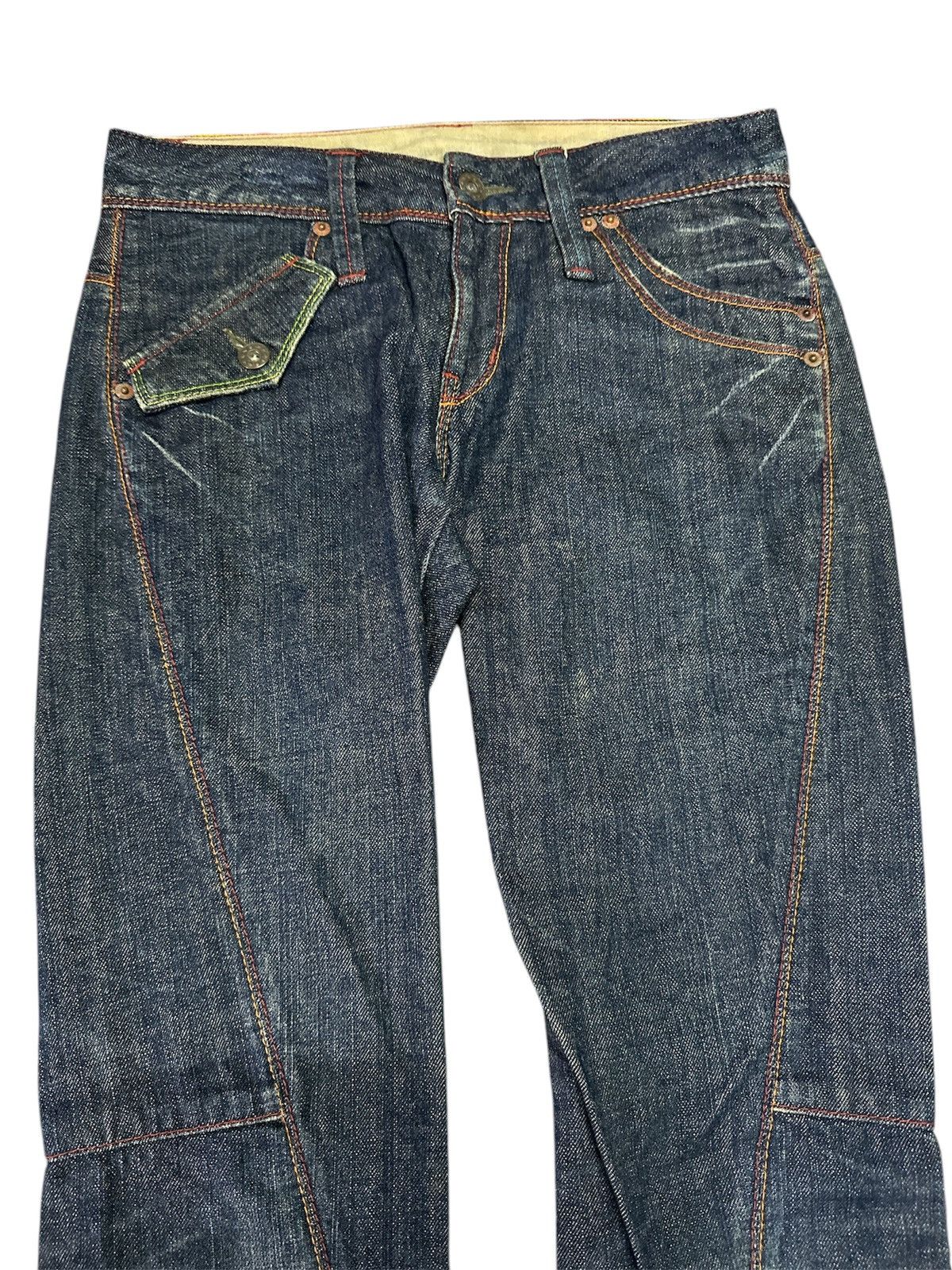 Vintage Flare Style Et Denim . Size US 29 - 3 Thumbnail