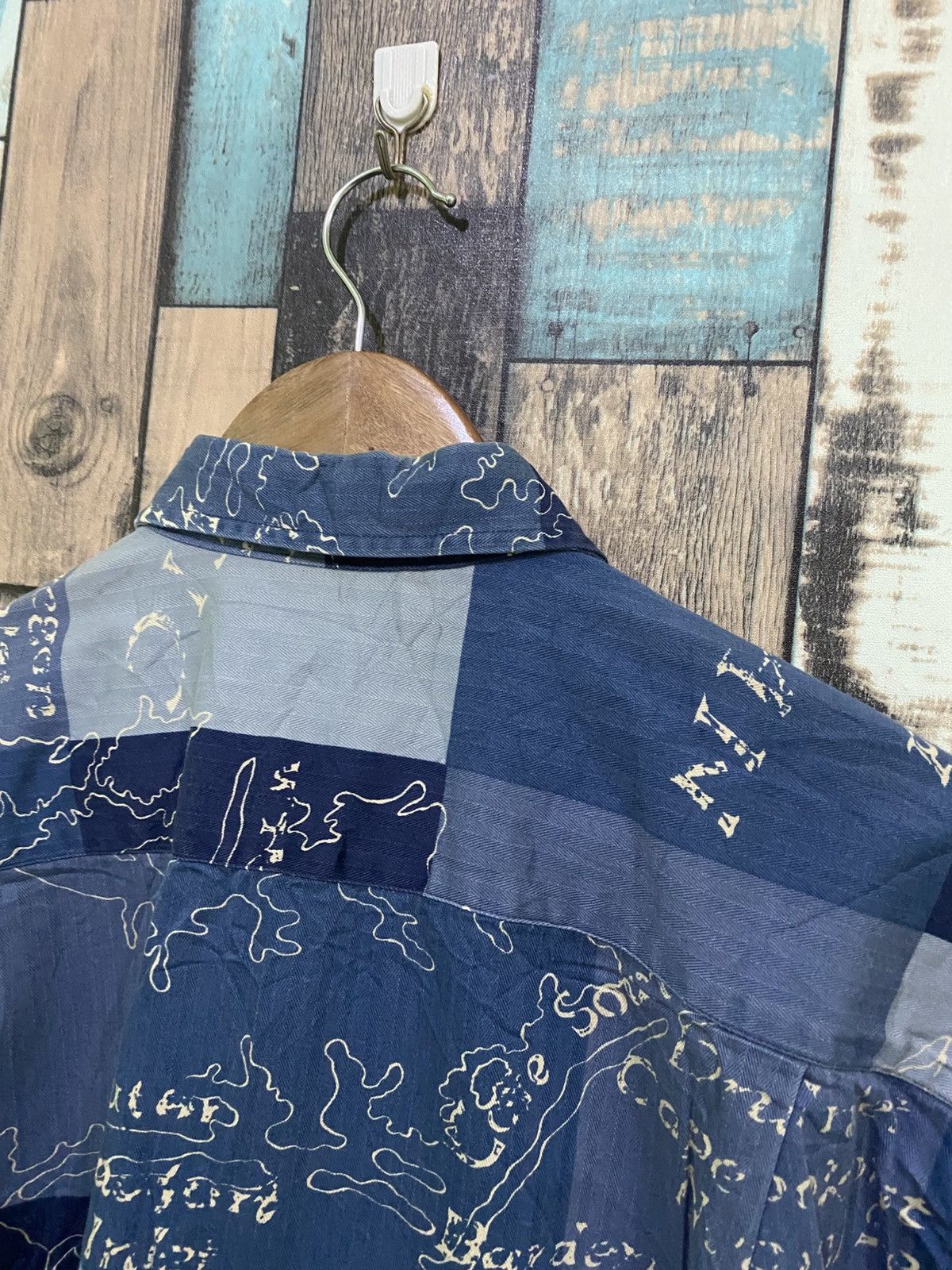 Nautica Rare Vintage Nautica Patchwork North Carolina Print Shirt Size US M / EU 48-50 / 2 - 10 Thumbnail