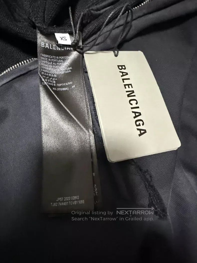 Balenciaga Balenciaga Tape tape masking tape zipper distressed hooded Size US XS / EU 42 / 0 - 4 Thumbnail