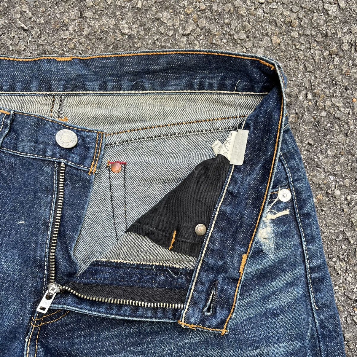 Hysteric Glamour Distressed Jeans Levis 708 Flare Paint Lowrise Denim Bootcut Size US 34 / EU 50 - 8 Thumbnail