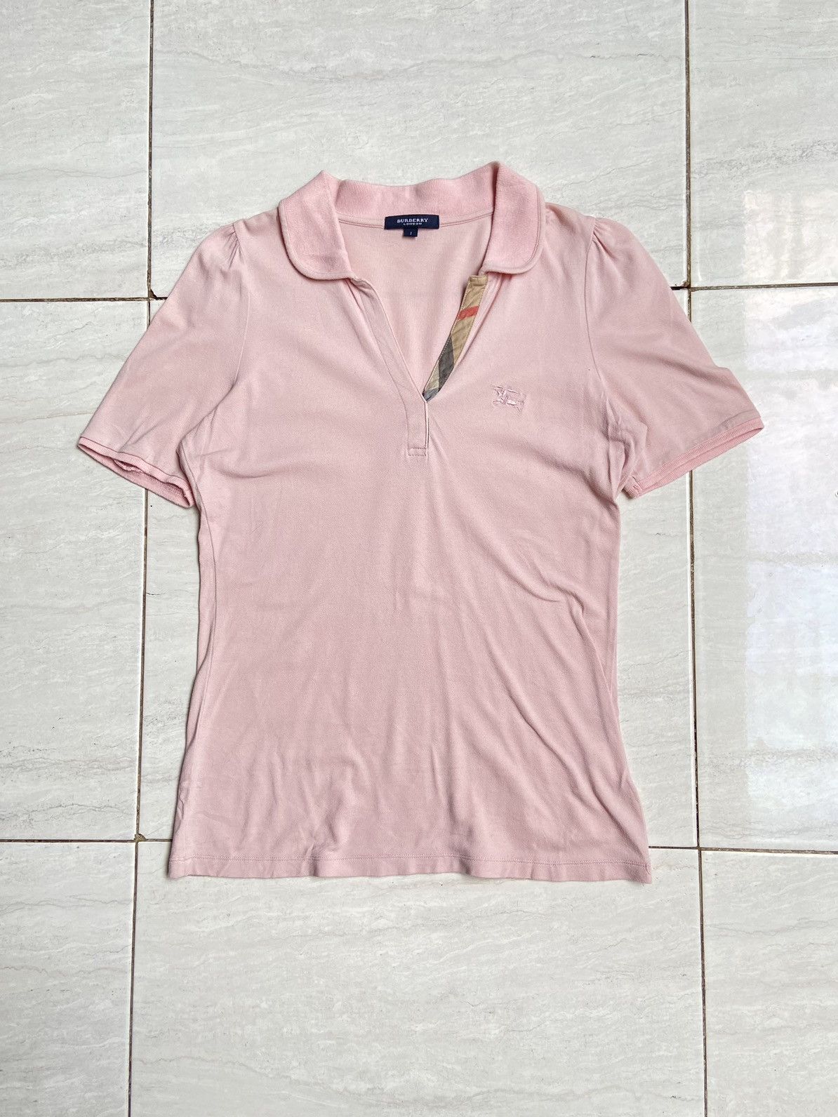 Burberry BURBERRY Pink T-shirt Size US XS / EU 42 / 0 - 1 Thumbnail