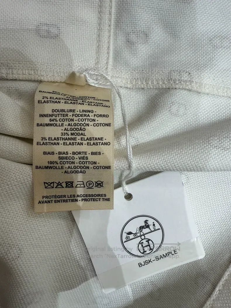 Other Hermes White Pig Nose Dress Size XS / US 0-2 / IT 36-38 - 7 Thumbnail