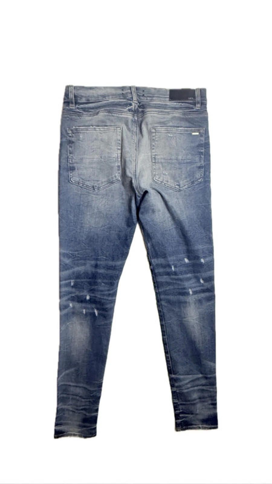 Amiri Amiri distressed blue jeans Size US 34 / EU 50 - 3 Thumbnail