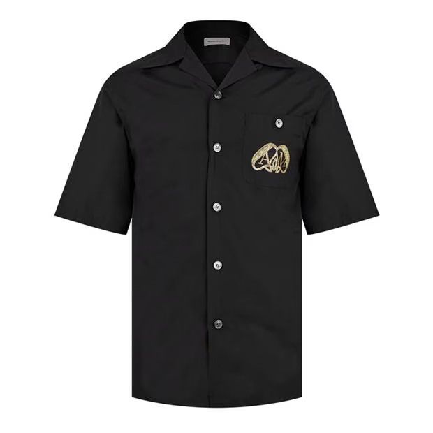 o1g2r1mq0324 Shirt in Black/Gold
