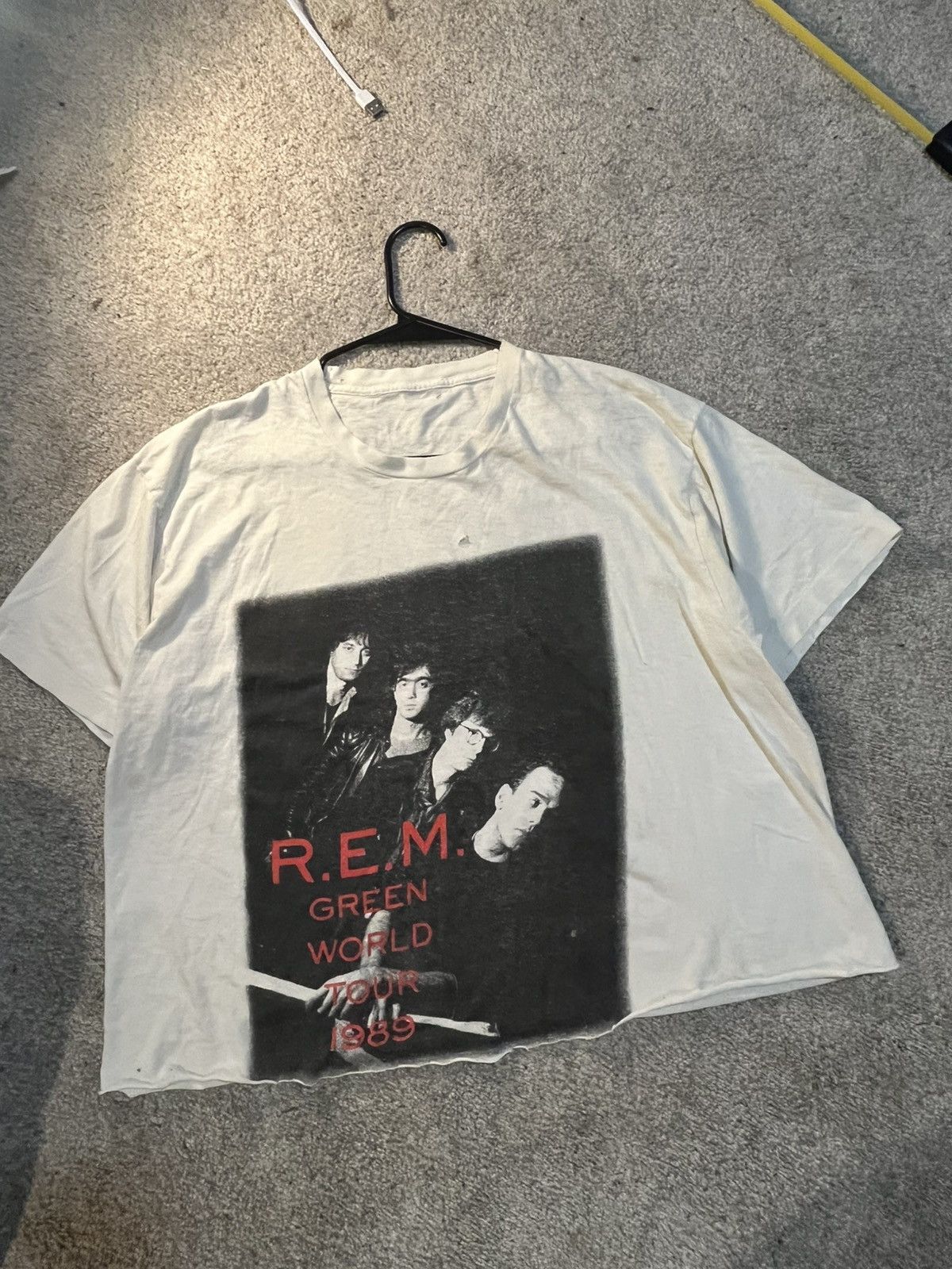 Band Tees 1989 Green World Tour R.E.M. Size US L / EU 52-54 / 3 - 1 Thumbnail