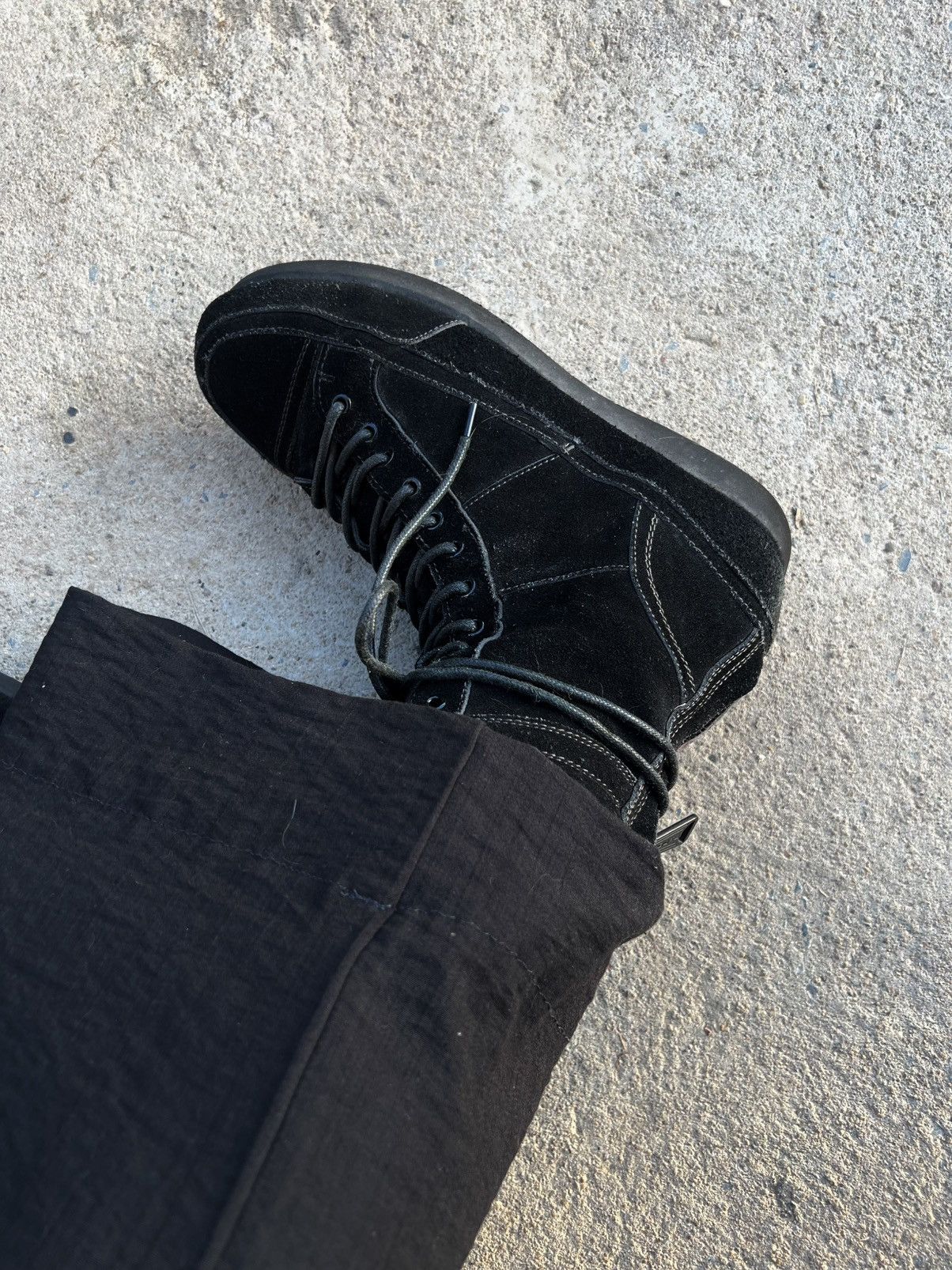 5351 POUR LES HOMMES (EU 43.5) // 5351 Pour Les Hommes Leather High Top Sneaker Size US 9.5 / EU 42-43 - 3 Thumbnail