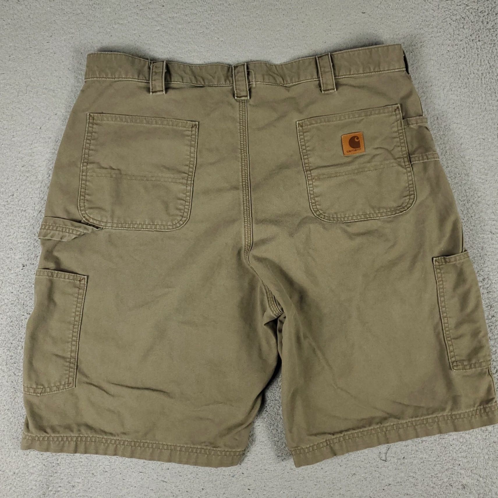 Carhartt Carhartt Beige Canvas Carpenter Shorts Mens Size 40 Regular Fit 5-Pocket Workwear Size US 40 / EU 56 - 7 Thumbnail
