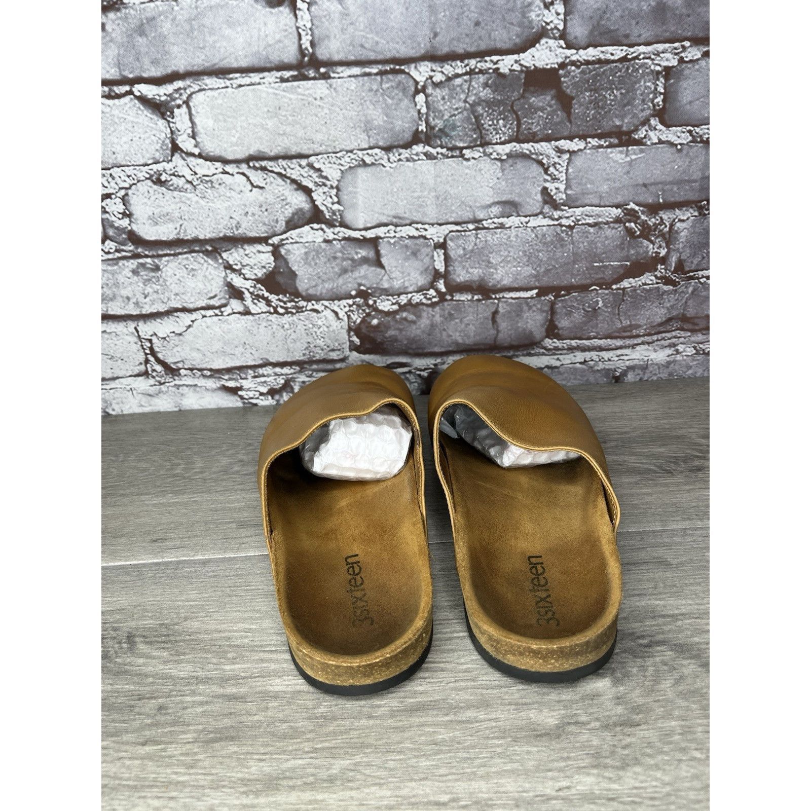 3sixteen 3sixteen Vibram Tan Brown Leather Mules Flat Shoes Women’s S Size US 11 / IT 41 - 6 Thumbnail
