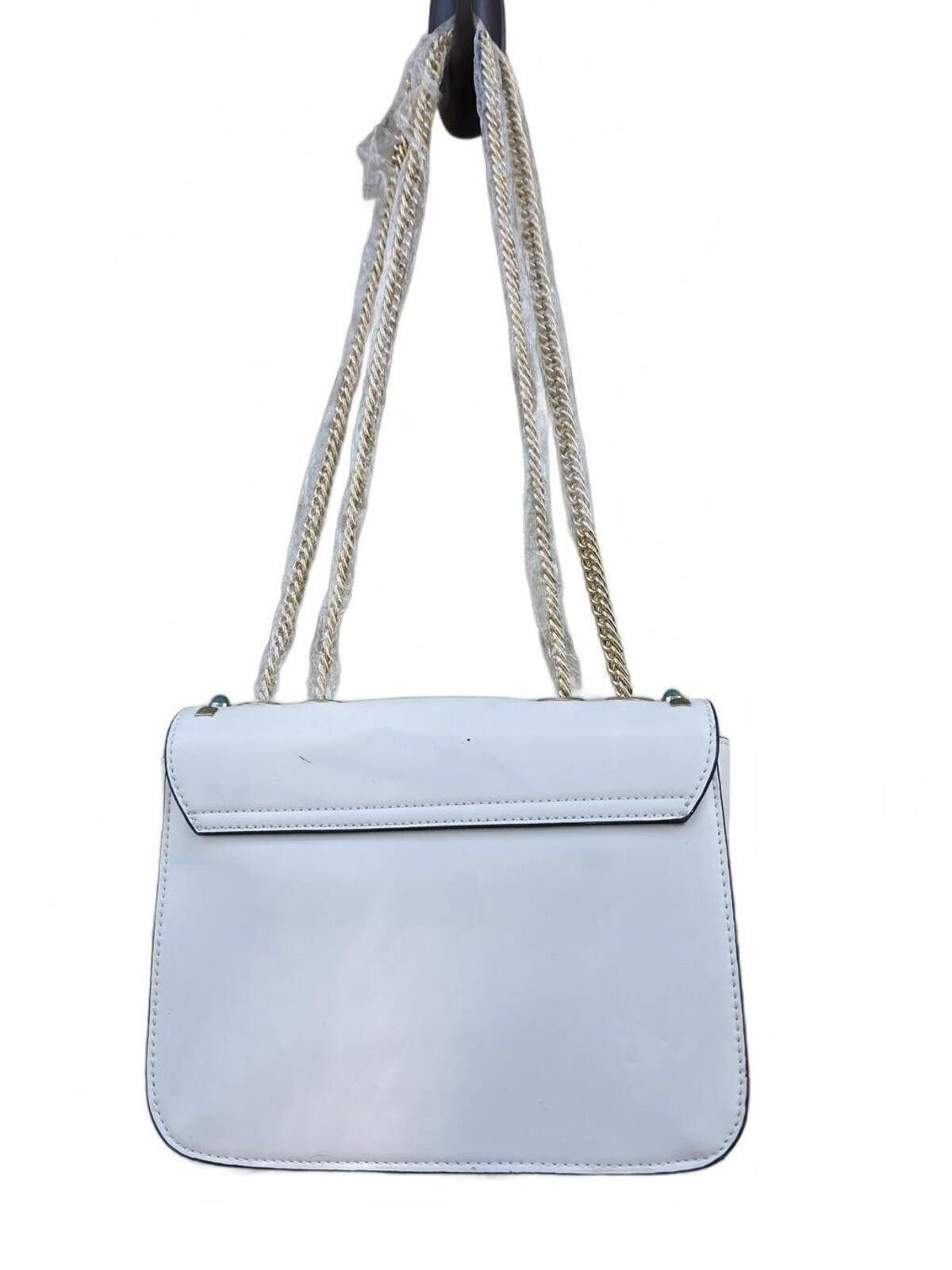 Other Vintage Gail Labelle White Stud Shoulder Bag Gold Chain NWOT Size ONE SIZE - 3 Thumbnail