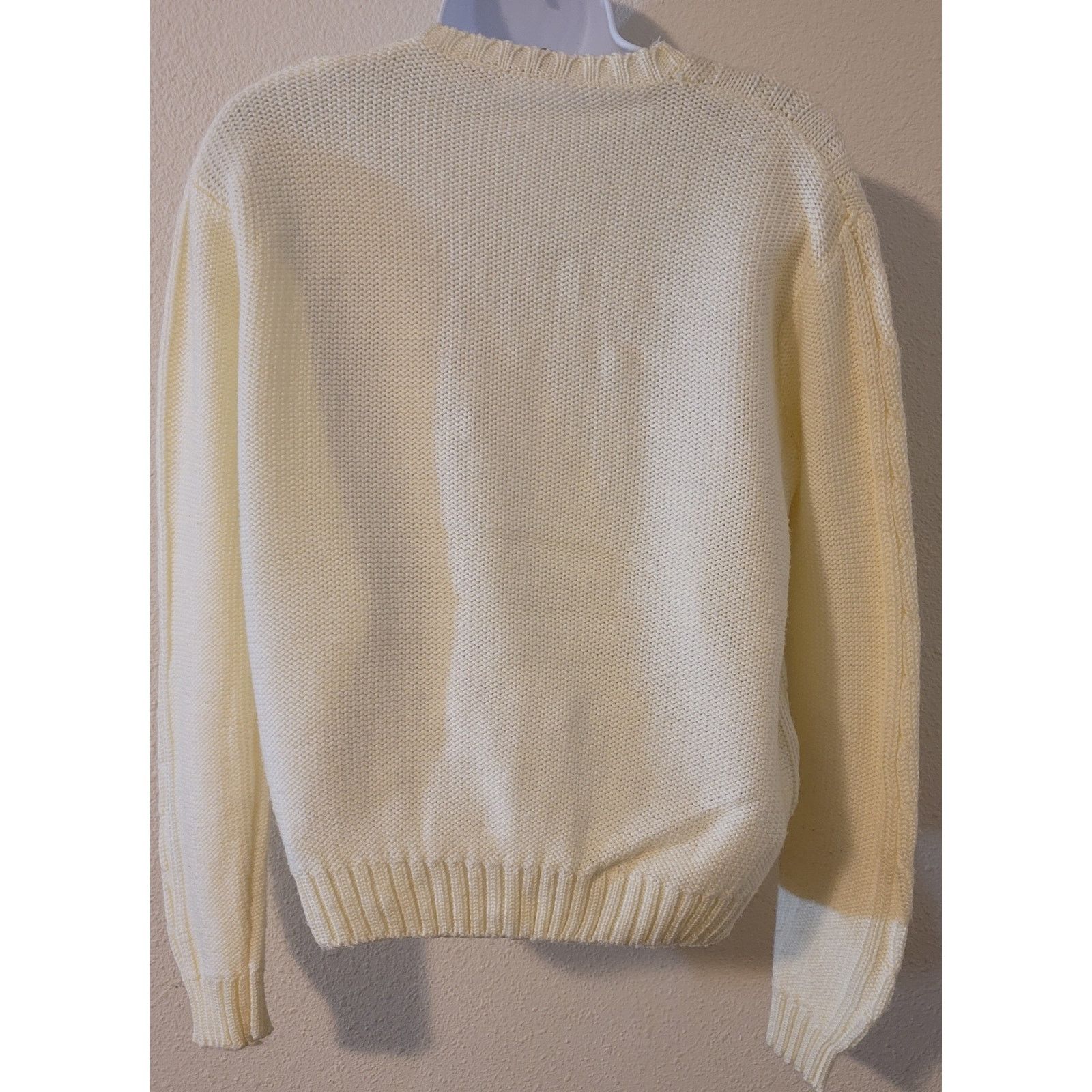 Other VTG Pronto Cream Cable Knit Women's Sweater Large Size L / US 10 / IT 46 - 2 Thumbnail