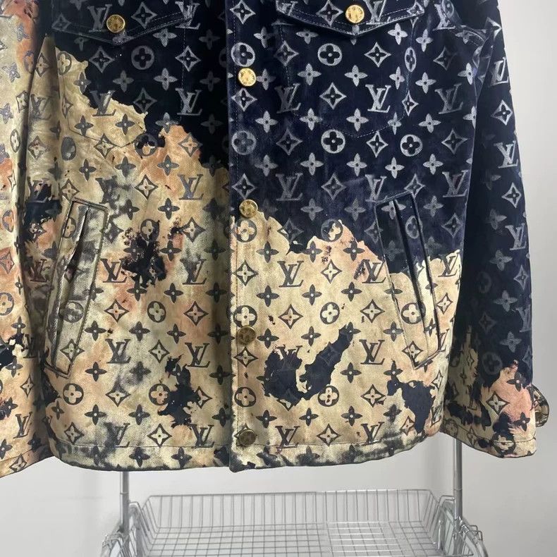 Louis Vuitton Louis Vuitton Fire Cloud Denim Jacket Size US S / EU 44-46 / 1 - 3 Thumbnail