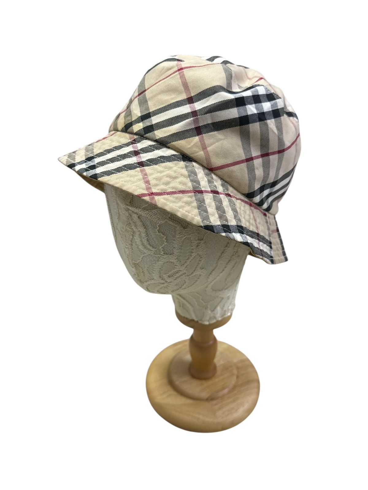 Burberry BURBERRY LONDON BEIGE BUCKET HAT REVERSIBLE SIZE 56cm Size ONE SIZE - 2 Thumbnail