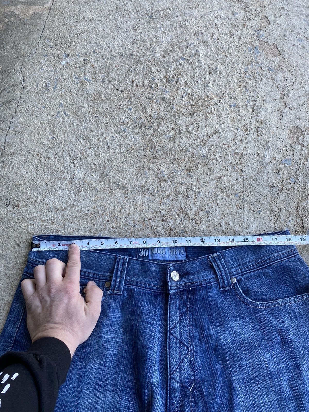 JNCO × Southpole × Vintage Vintage Y2K Baggy Southpole Style Jorts Jean Shorts Size US 36 / EU 52 - 9 Thumbnail
