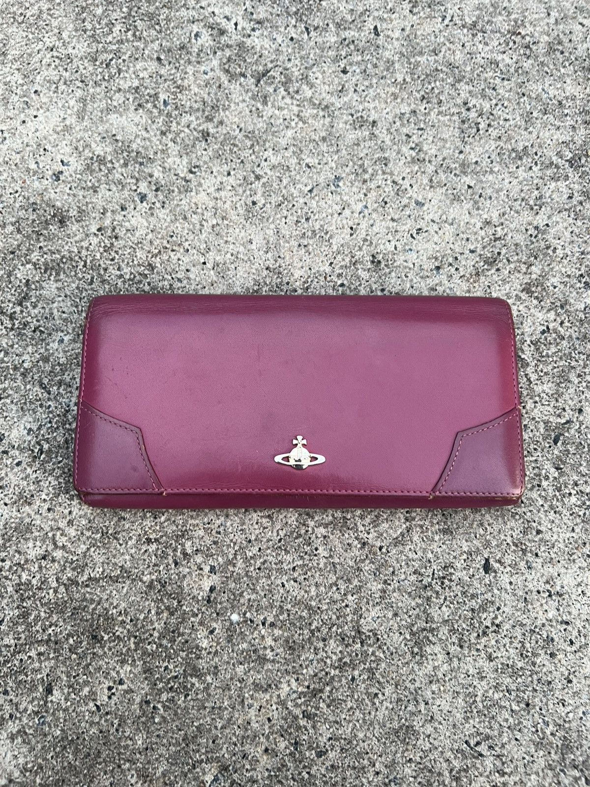 Vivienne Westwood Burgundy leather wallet
