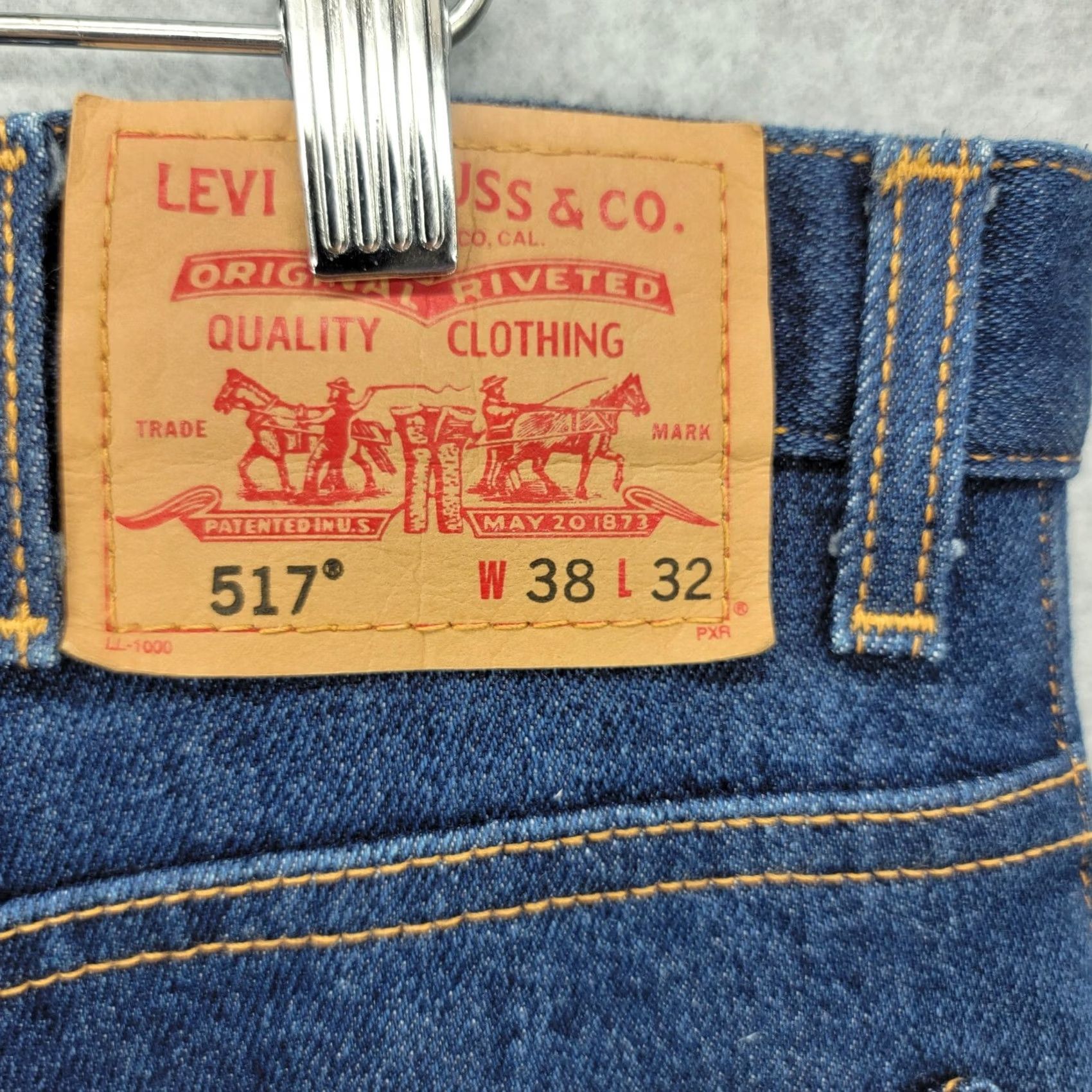 Levi's Levis 517 Jeans Mens 38x32 Blue Dark Wash Denim Bootcut Western Cowboy Shirt? Size US 38 / EU 54 - 7 Thumbnail
