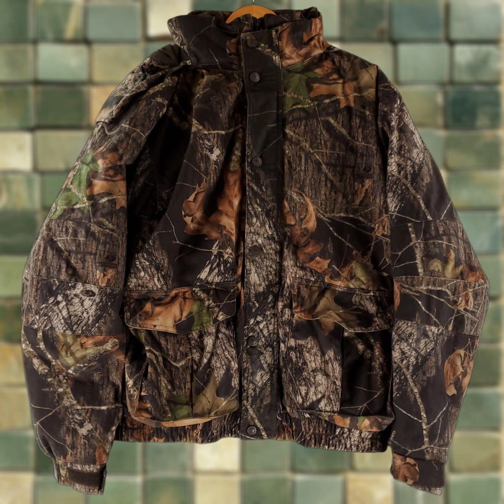 Vintage Cabela's Dry-Plus Insulated Hunting Jacket Mossy Oak Break-Up Camo Mens XL Tall Parka Jacket Size US XL / EU 56 / 4 - 1 Thumbnail