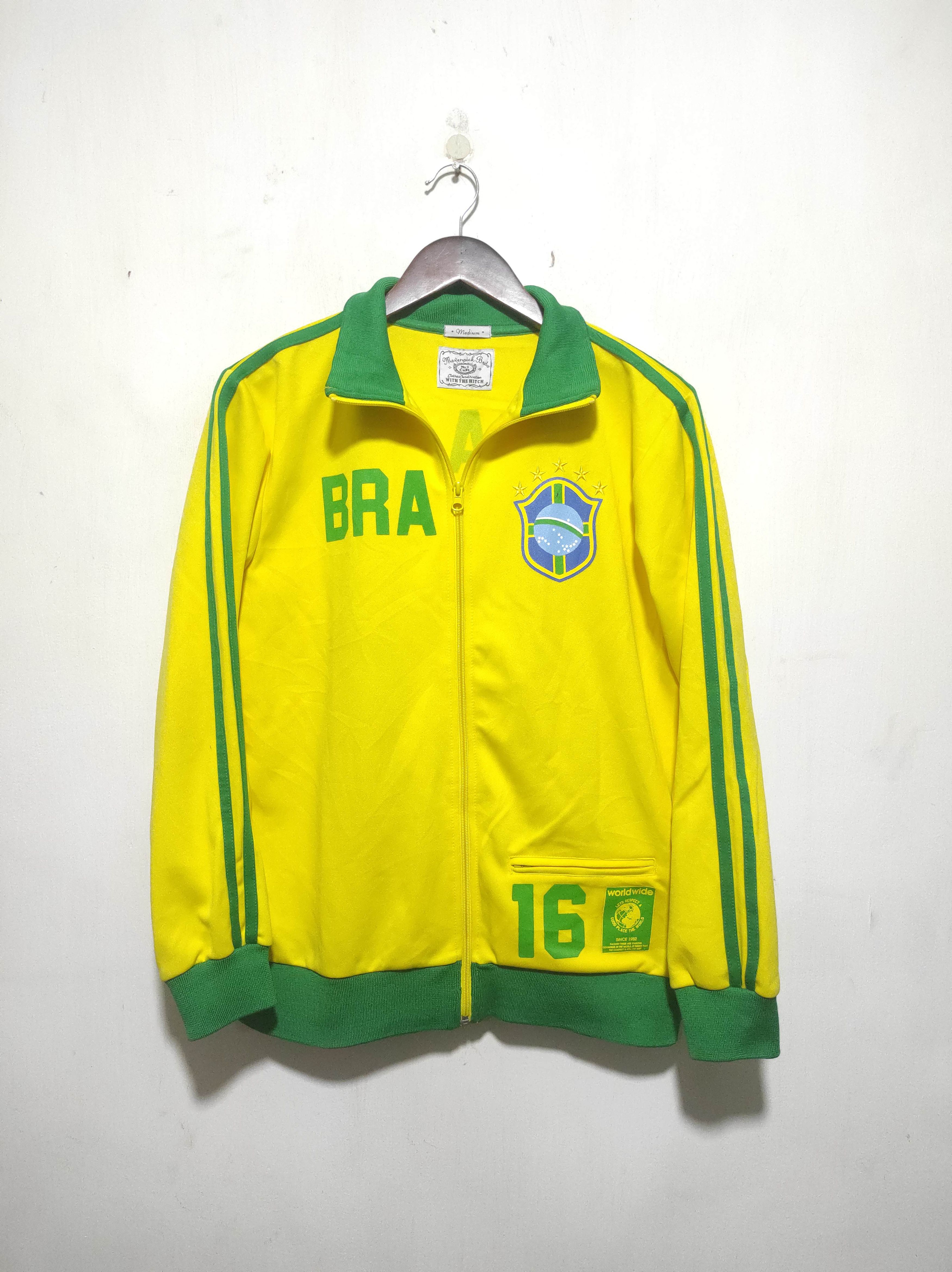 Sports Specialties Vintage World wide Brazil Tracktop Sweatshirt Size US M / EU 48-50 / 2 - 2 Thumbnail
