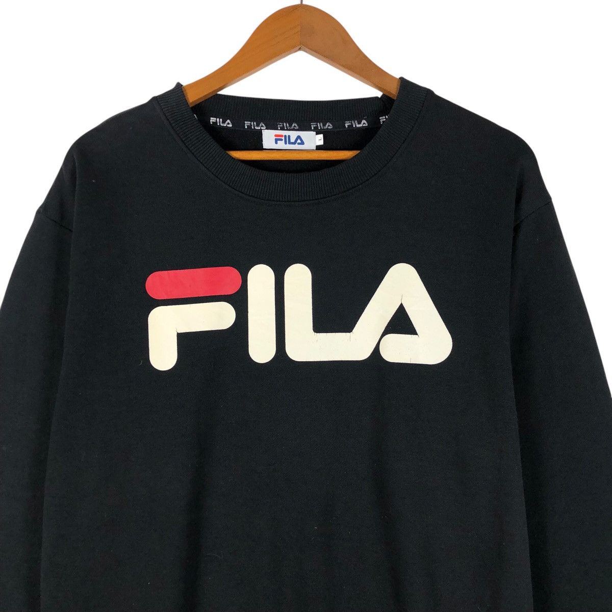 Fila FILA Big Logo Design Crewneck Sweatshirt Size US L / EU 52-54 / 3 - 3 Thumbnail